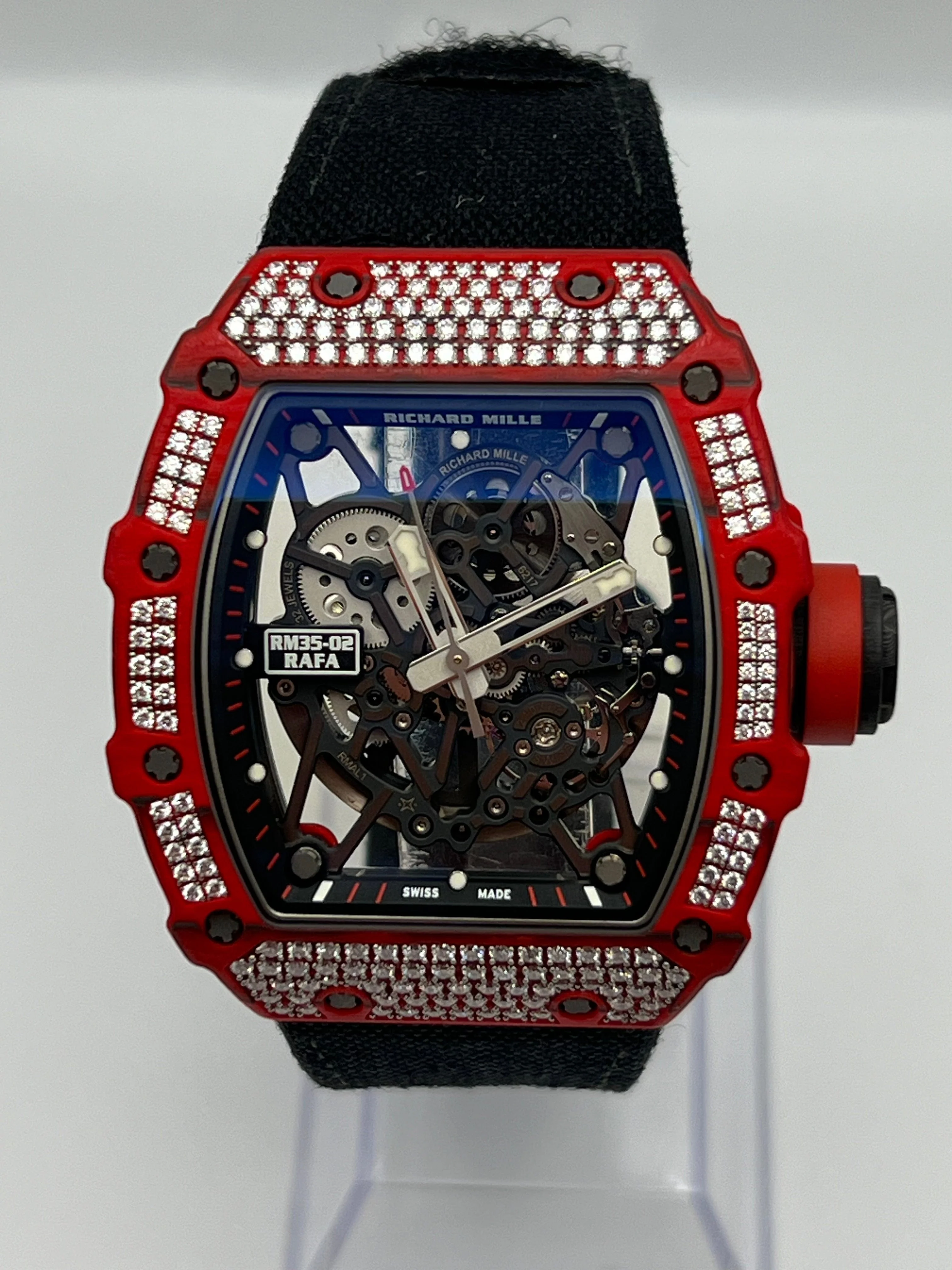 Richard Mille RM 35-02 'Rafa' Rafael Nadal Red Quartz TPT Diamond Set