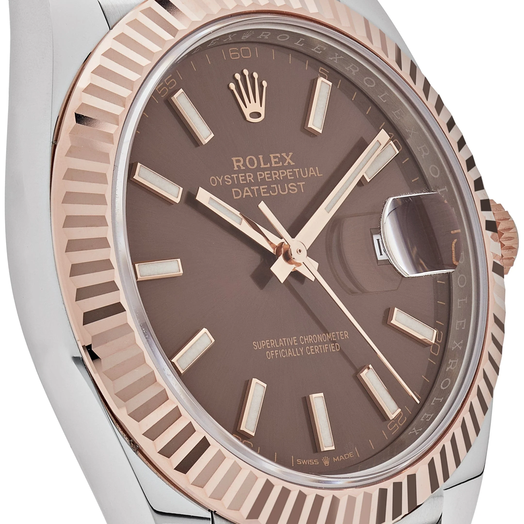 Rolex Datejust 41 126331 Two-Toned Rose Gold Stainless Steel Brown Dial (2023)