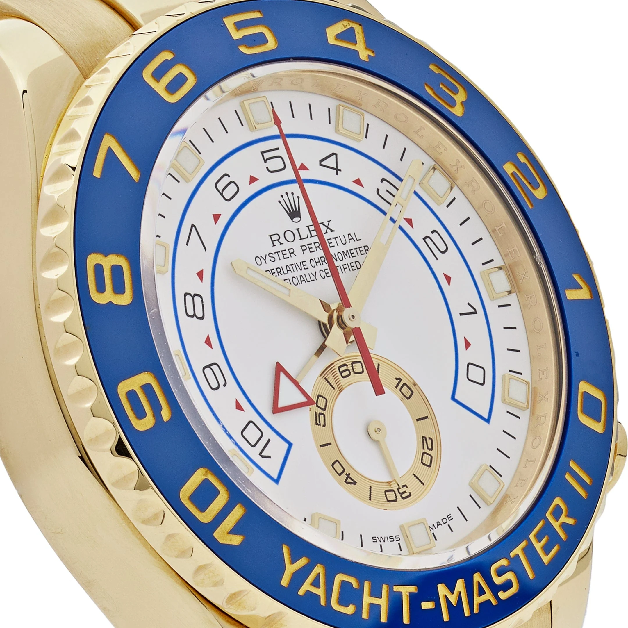 Rolex Yacht-Master II 116688 Yellow Gold White Dial