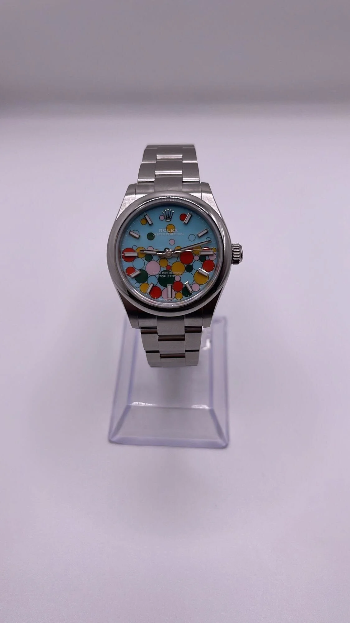 Rolex Oyster Perpetual 31 277200 'Ladies' Stainless Steel 'Celebration Motif' Dial