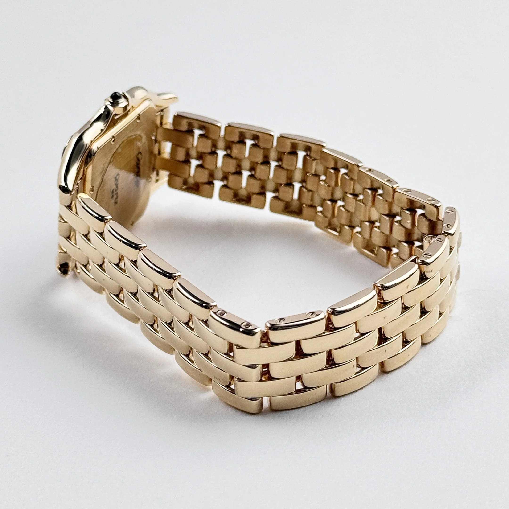 Cartier Panthere 88396 'Ladies' Yellow Gold White Dial Quartz