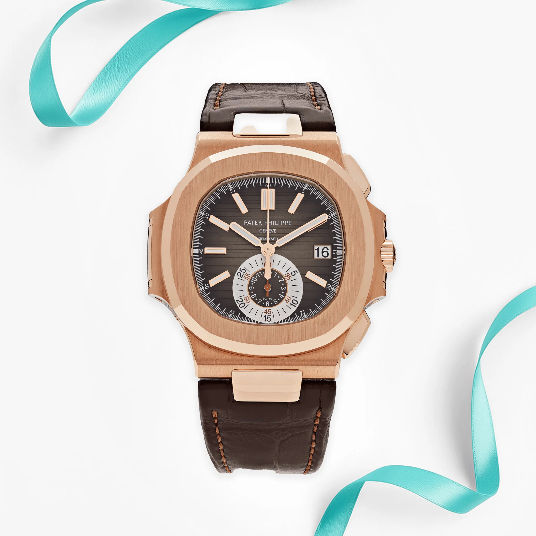 Patek Philippe Nautilus 5980R-001 'Tiffany & Co' Chronograph Rose Gold (2022)