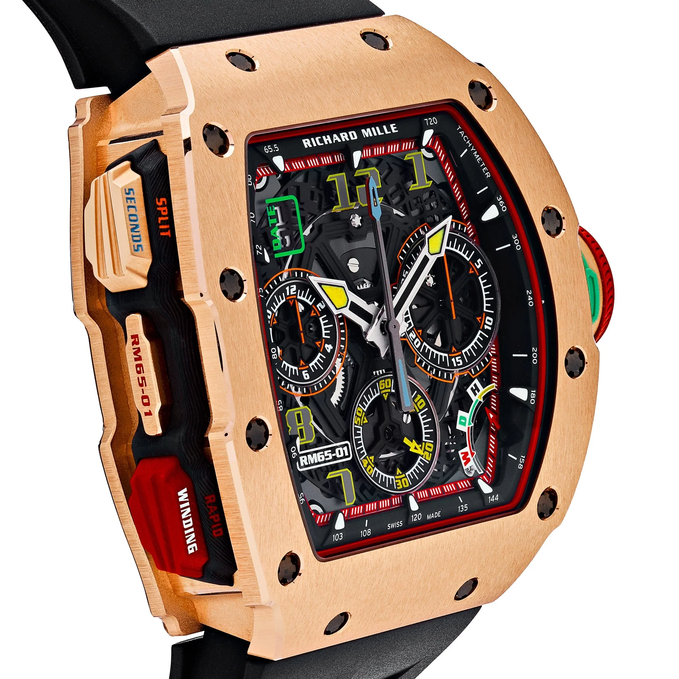 Richard Mille RM 65-01 Automatic Chronograph Full Rose Gold