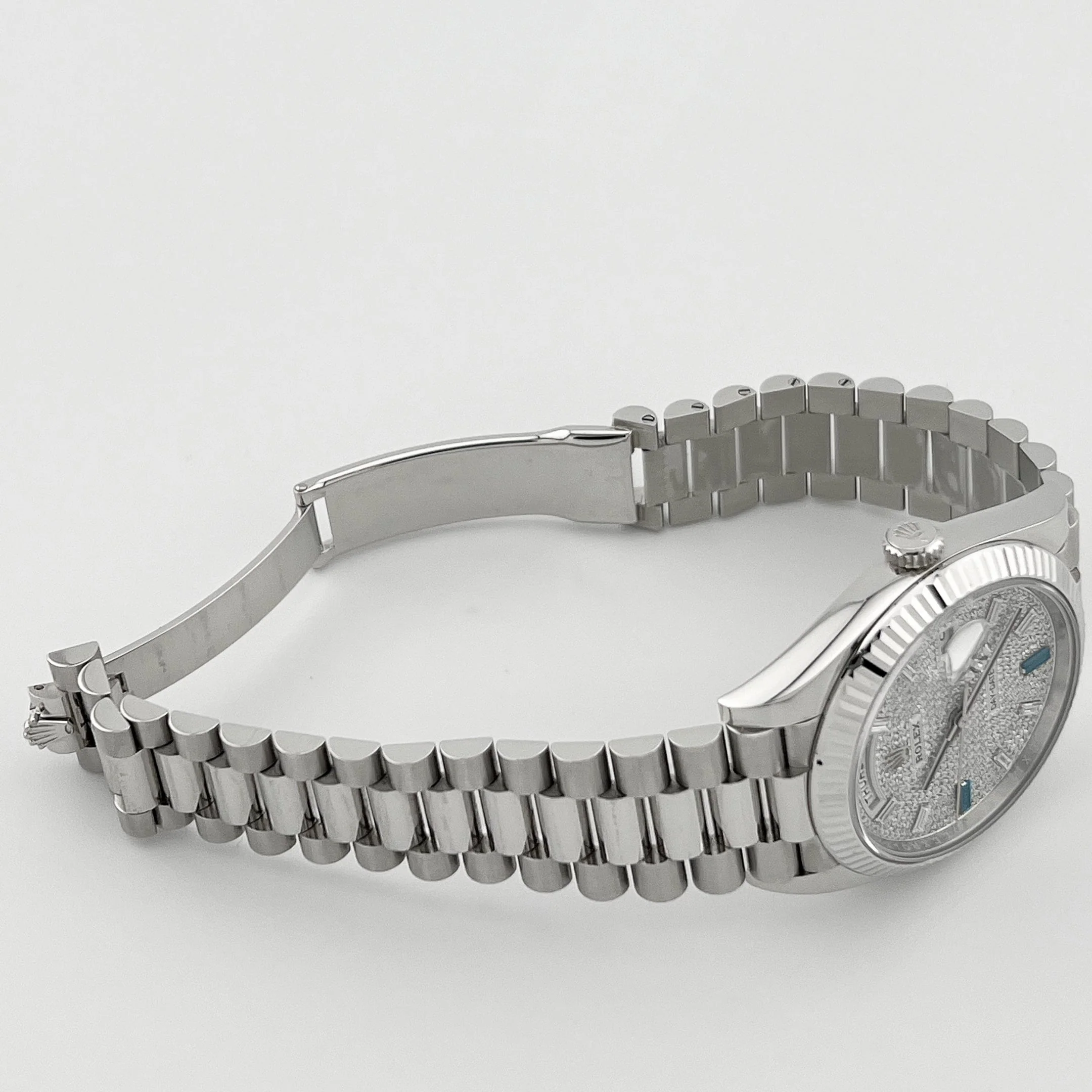 Rolex Day-Date 40 228236 Platinum Pavé Diamond Dial (2023)