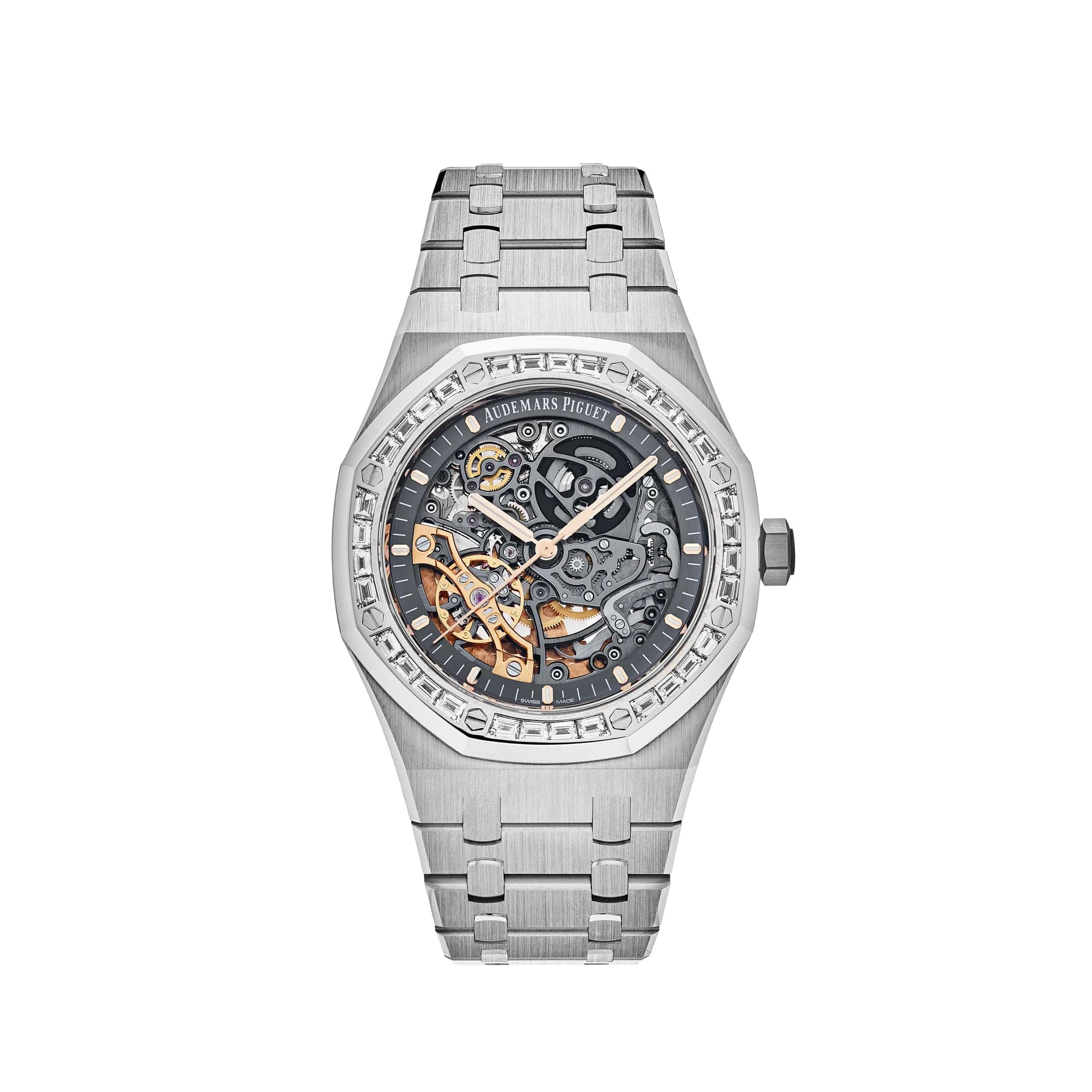 Audemars Piguet Royal Oak 15412BC.ZZ.1220BC.01 Double Balance Wheel Openworked Diamond Bezel
