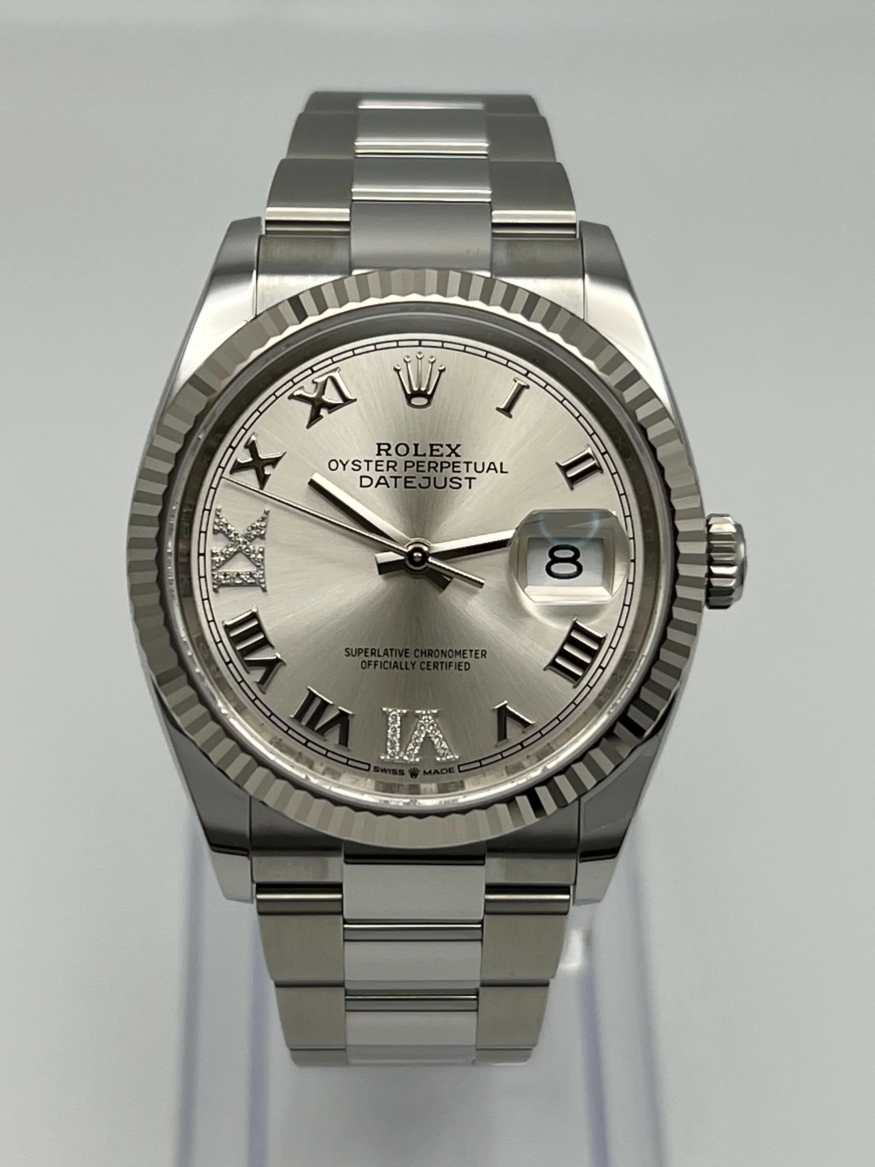 Rolex Datejust 36 126234 Stainless Steel Silver Dial Oyster