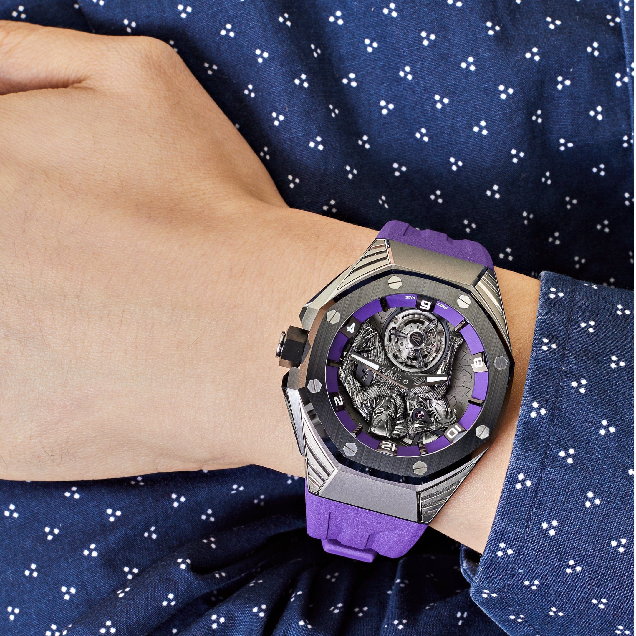 Audemars Piguet Royal Oak Concept 26620IO.OO.D077CA.01 'Black Panther' Flying Tourbillon Limited Edition of 250