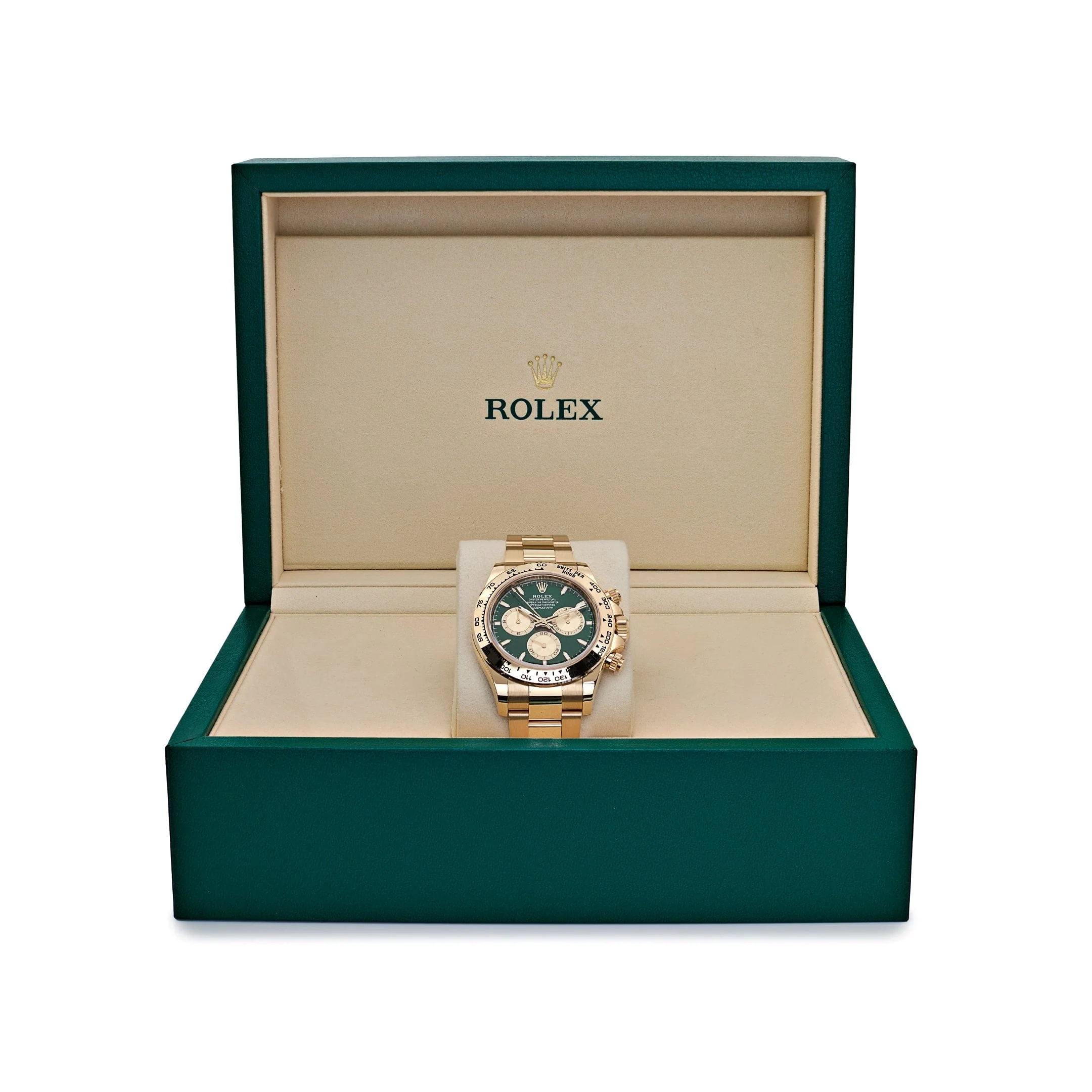 Rolex Daytona 126508 'John Mayer 2.0' Yellow Gold Bright Green and Golden Dial (2025)