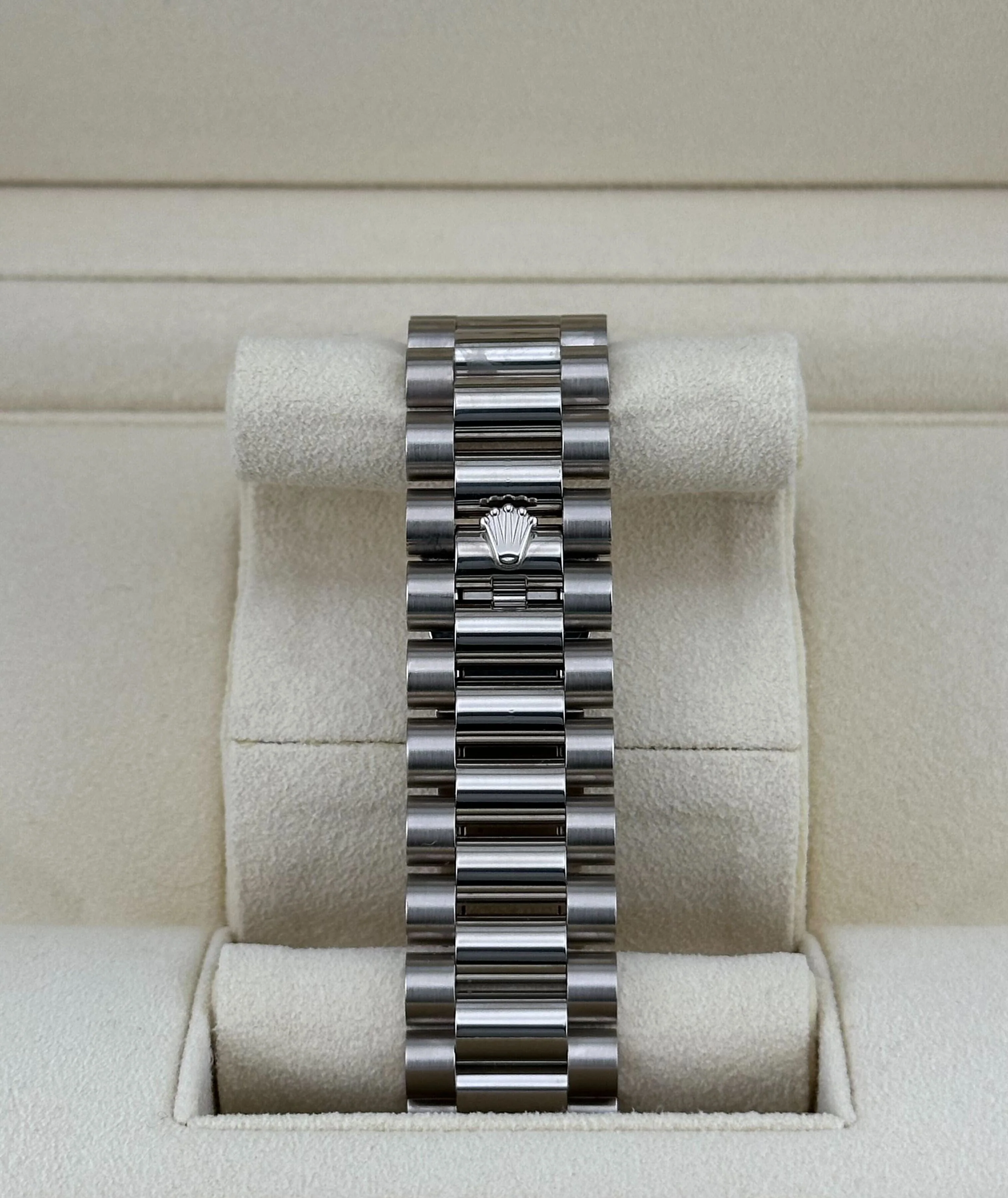 Rolex Day-Date 36 218239 White Gold Silver Dial (2022)