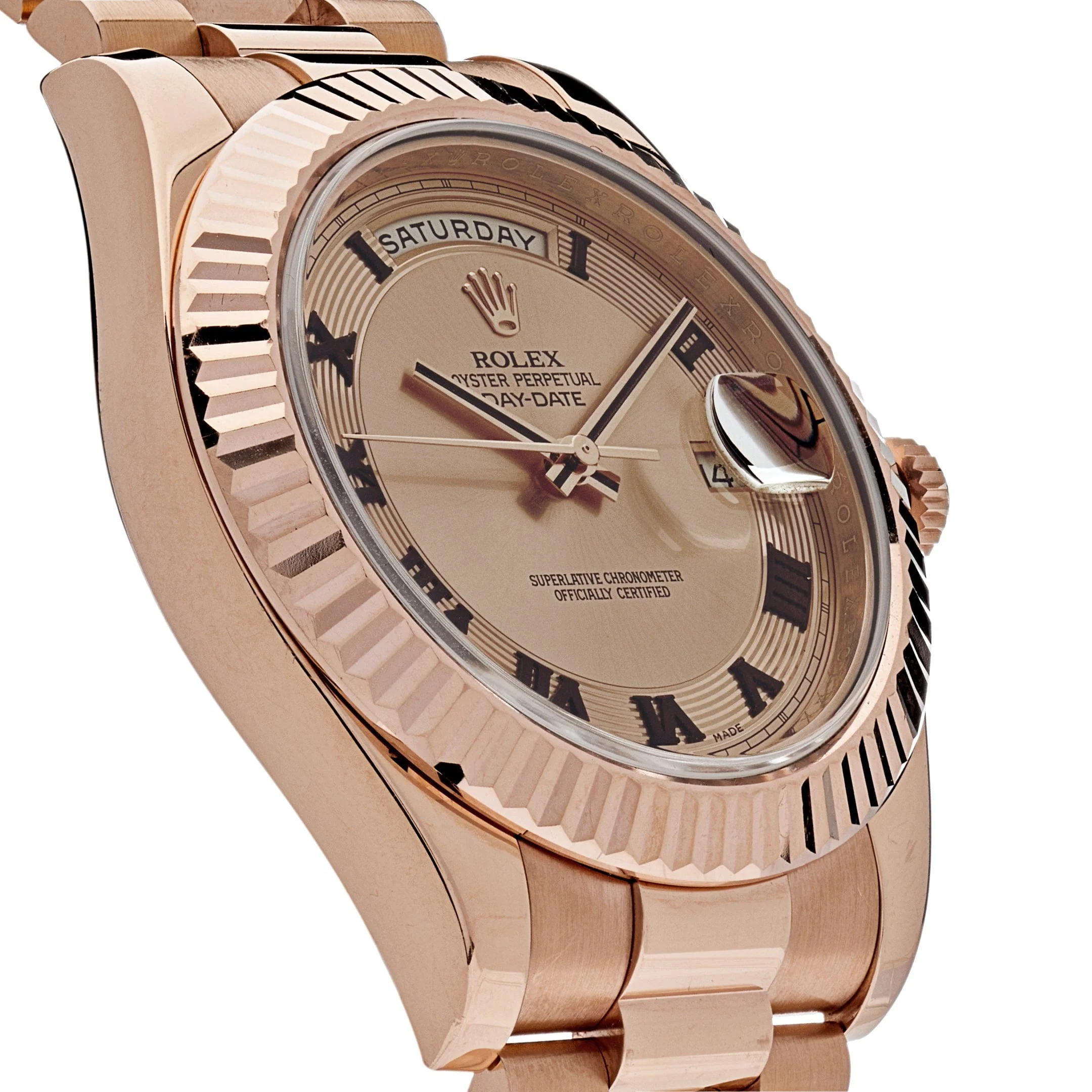 Rolex Day-Date II 218235 Rose Gold Pink Dial