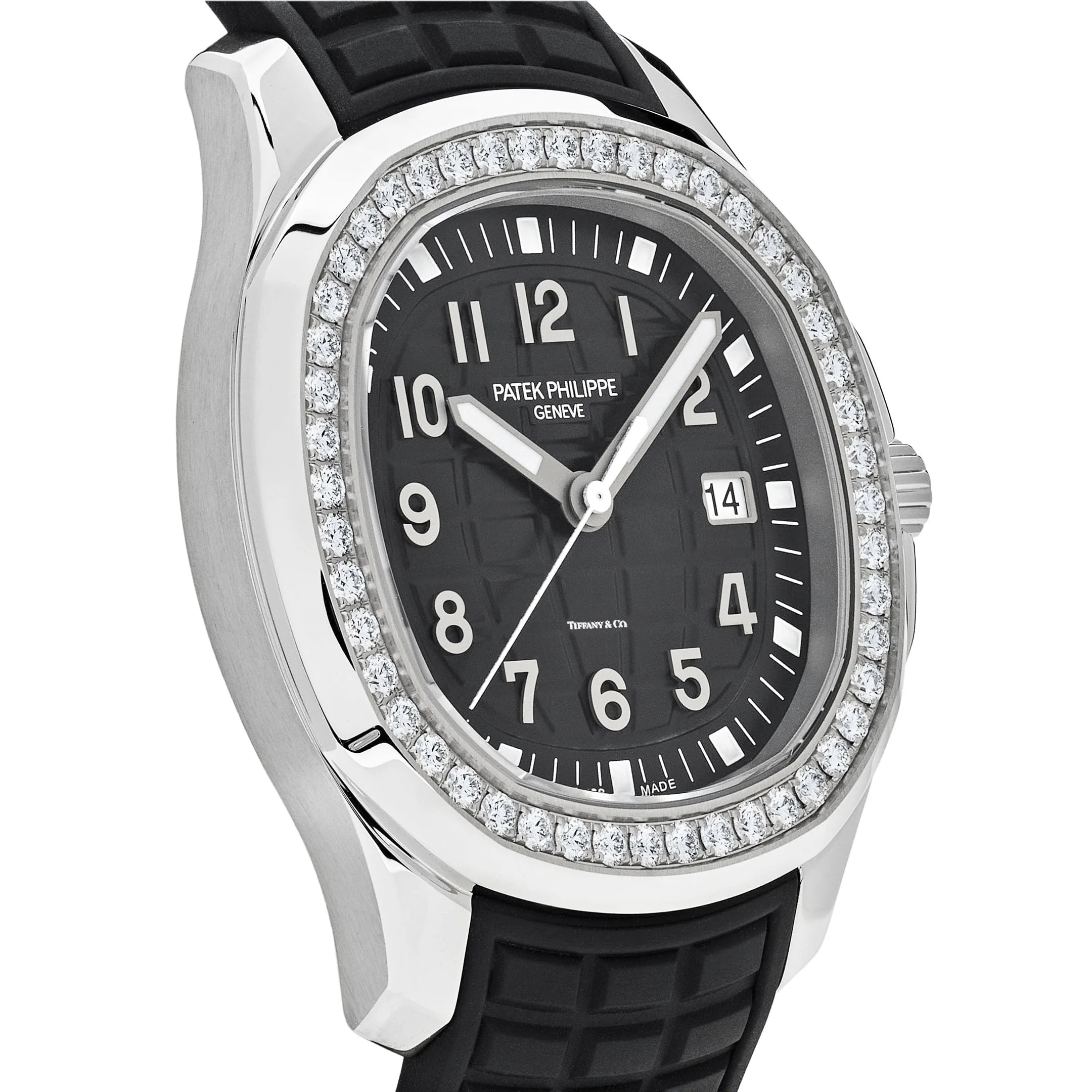 Patek Philippe Aquanaut Luce 5267/200A-001 'Ladies Tiffany & Co.' Black Dial Diamond Bezel