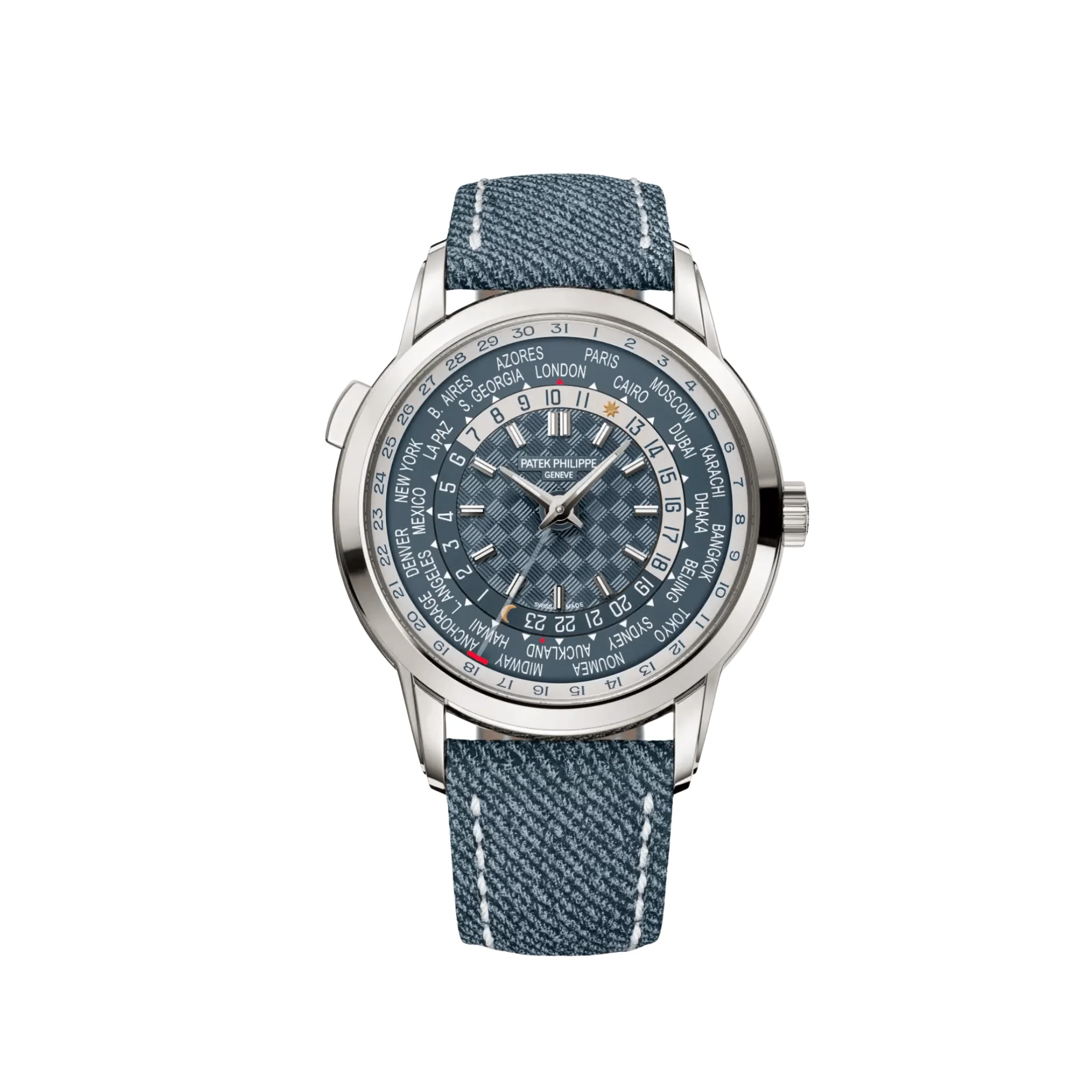 Patek Philippe Complications 5330G-001 World Time White Gold Blue Dial (2025)