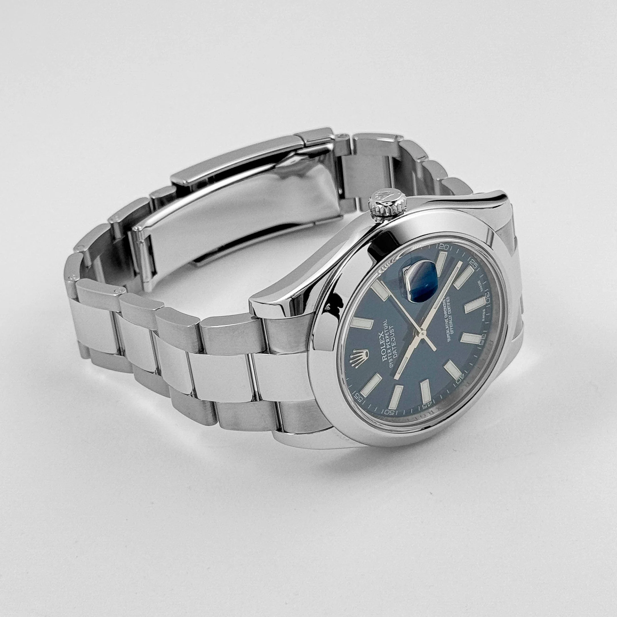 Rolex Datejust 41 116300 Stainless Steel Blue Dial Oyster