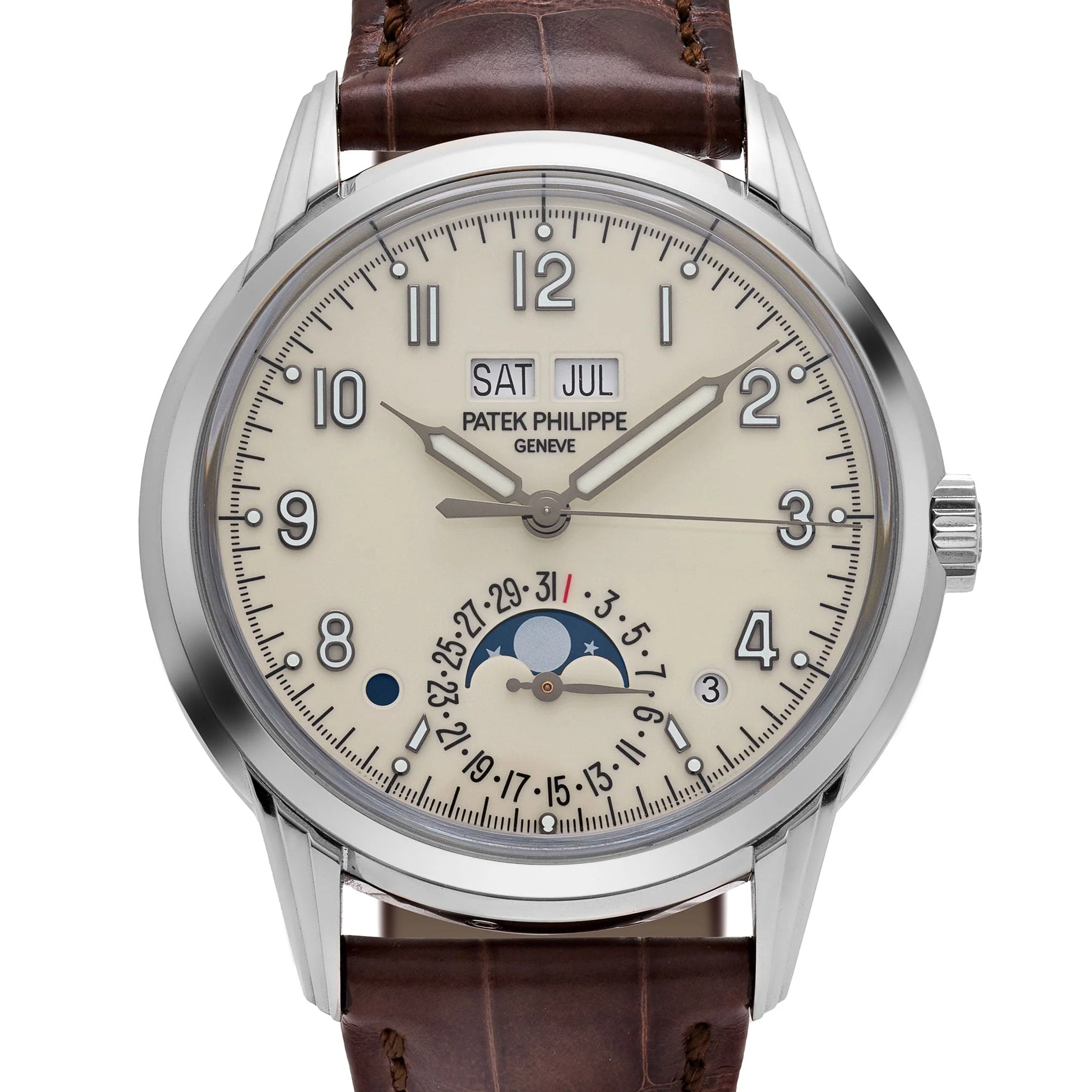 Patek Philippe Grand Complications 5320G-001 Perpetual Calendar White Gold Ivory Dial