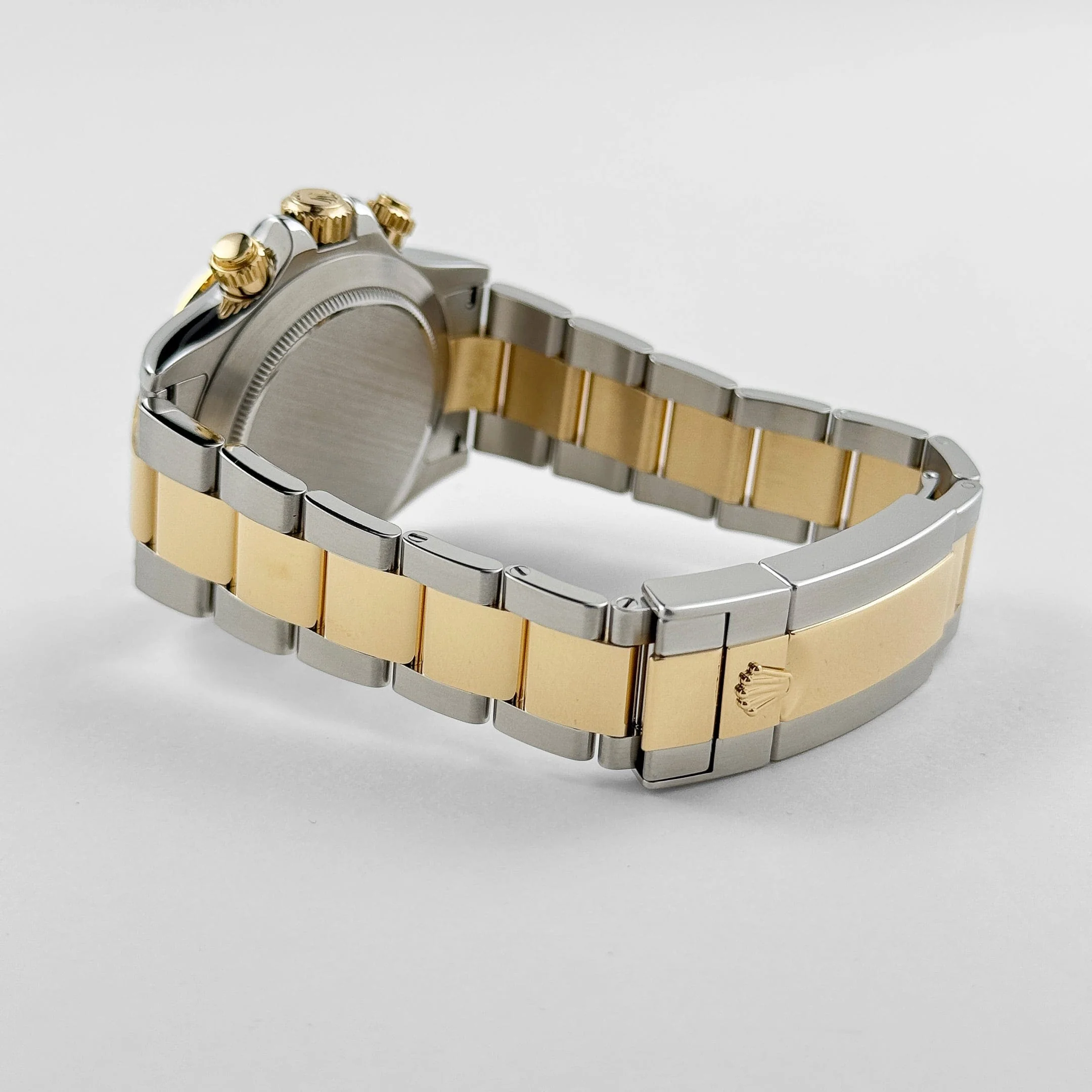 Rolex Daytona 116503 Yellow Gold Stainless Steel Black Mother of Pearl Diamond Dial