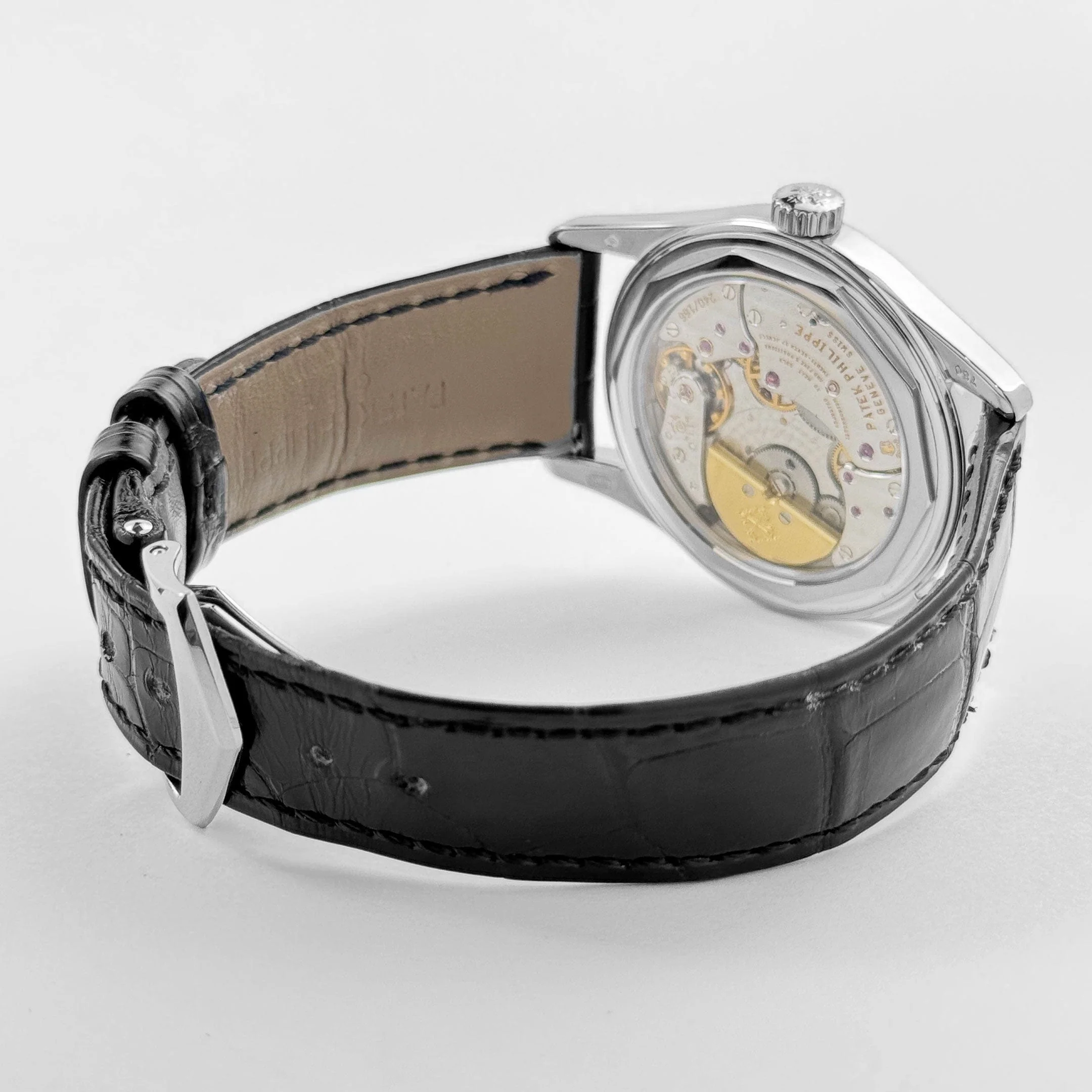 Patek Philippe Calatrava 6000G-001 White Gold Black Dial (2007)