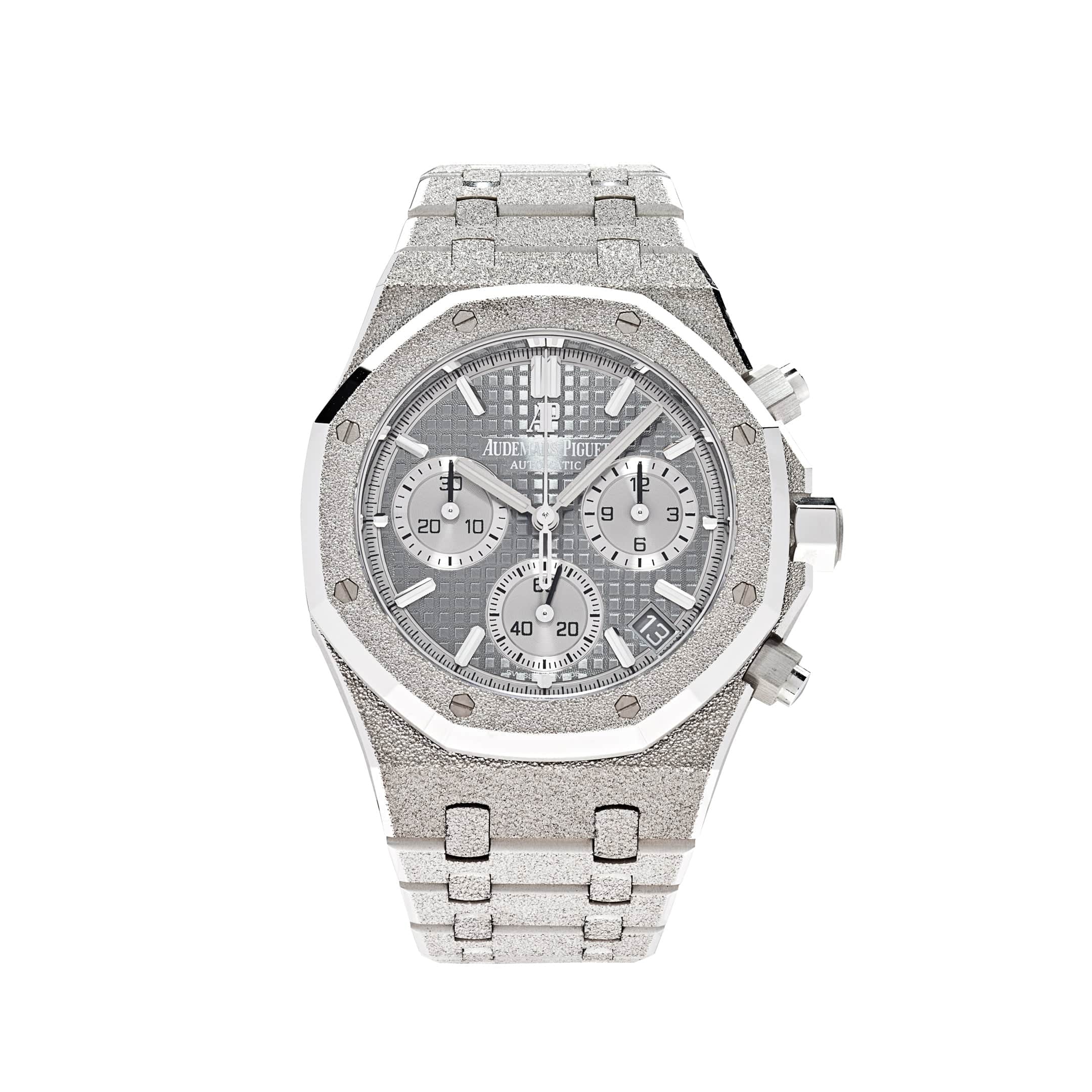 Audemars Piguet Royal Oak 26239BC.GG.1224BC.01 Chronograph Frosted White Gold Limited Edition of 200