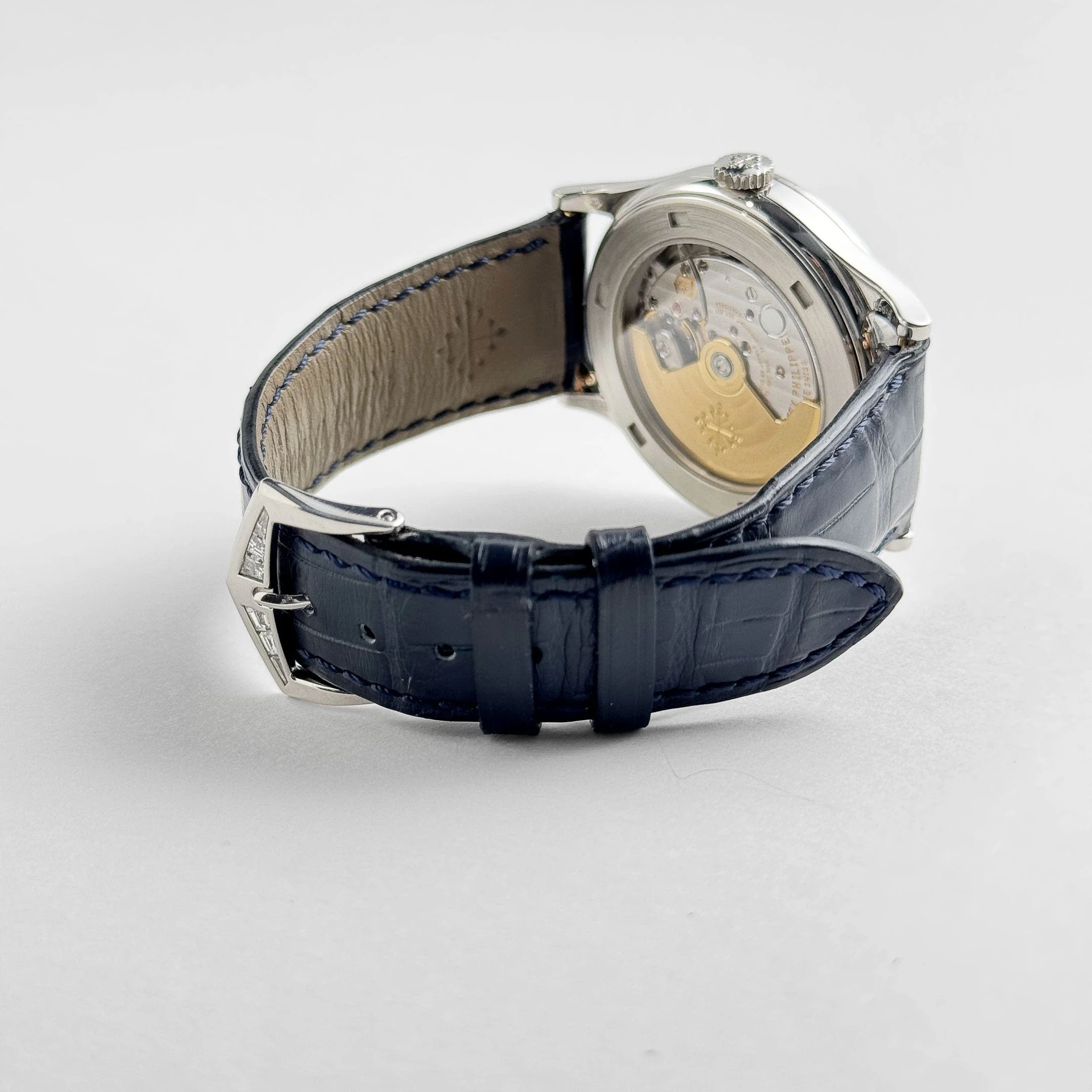 Patek Philippe Calatrava 5298P-012 Platinum Black Diamond Dial Diamond Bezel (2015)