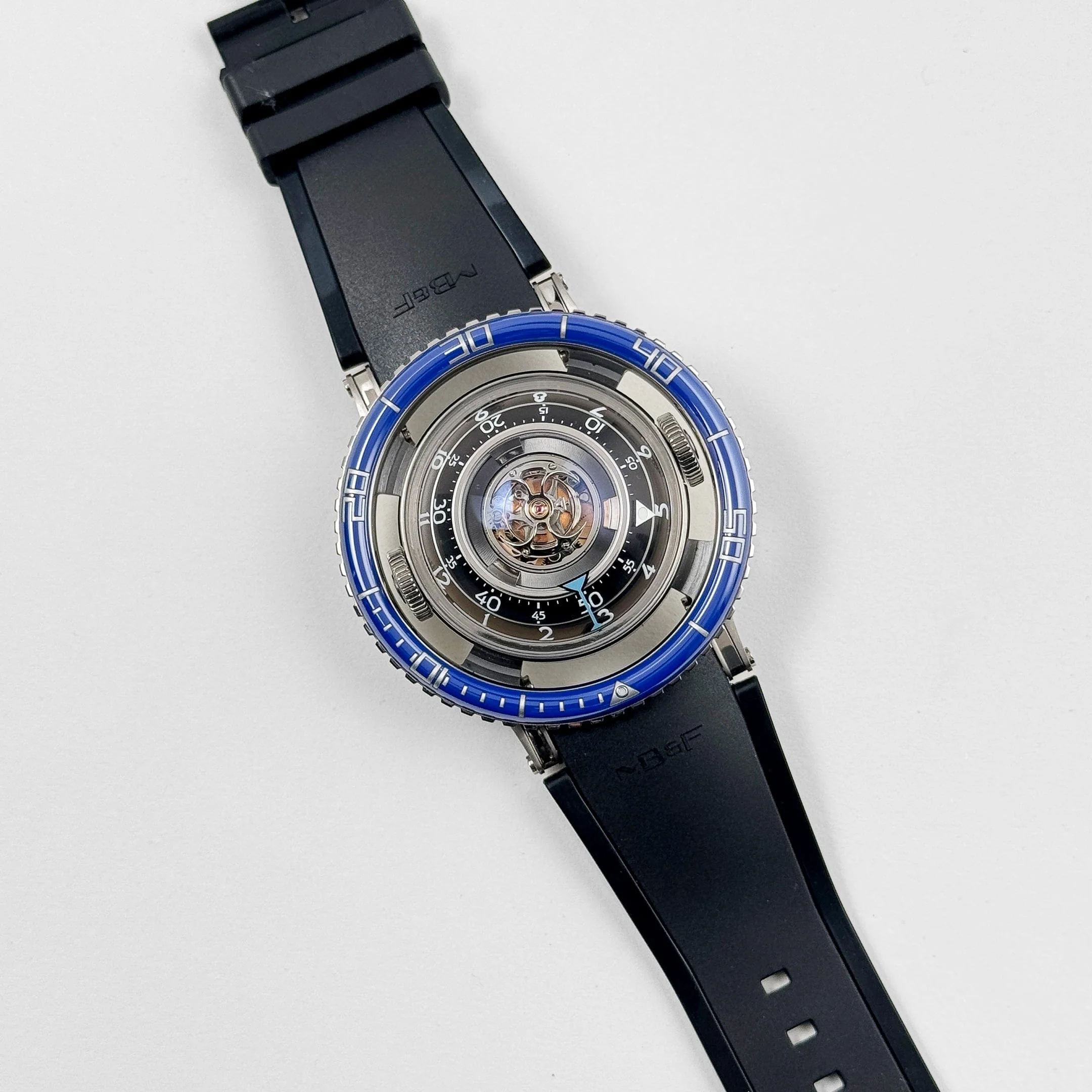 MB&F Horological Machine 70.TSL.B Aquapod HM7 'Jellyfish' Titanium Blue Limited Edition