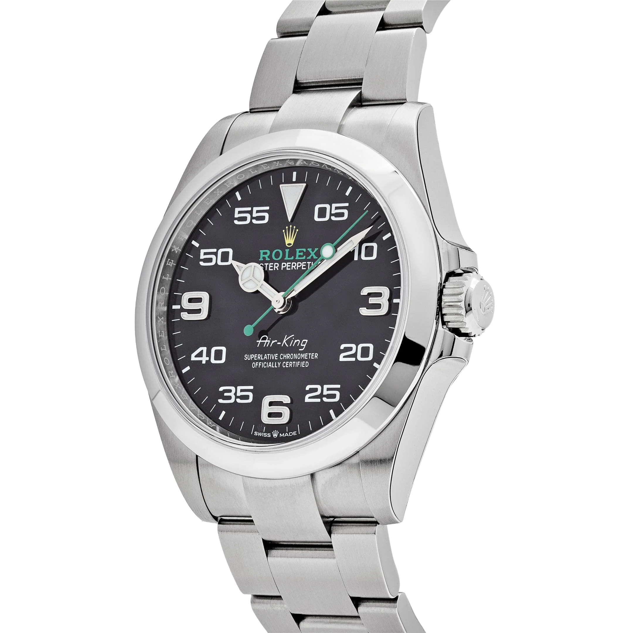 Rolex Air-King 126900 Stainless Steel Black Dial