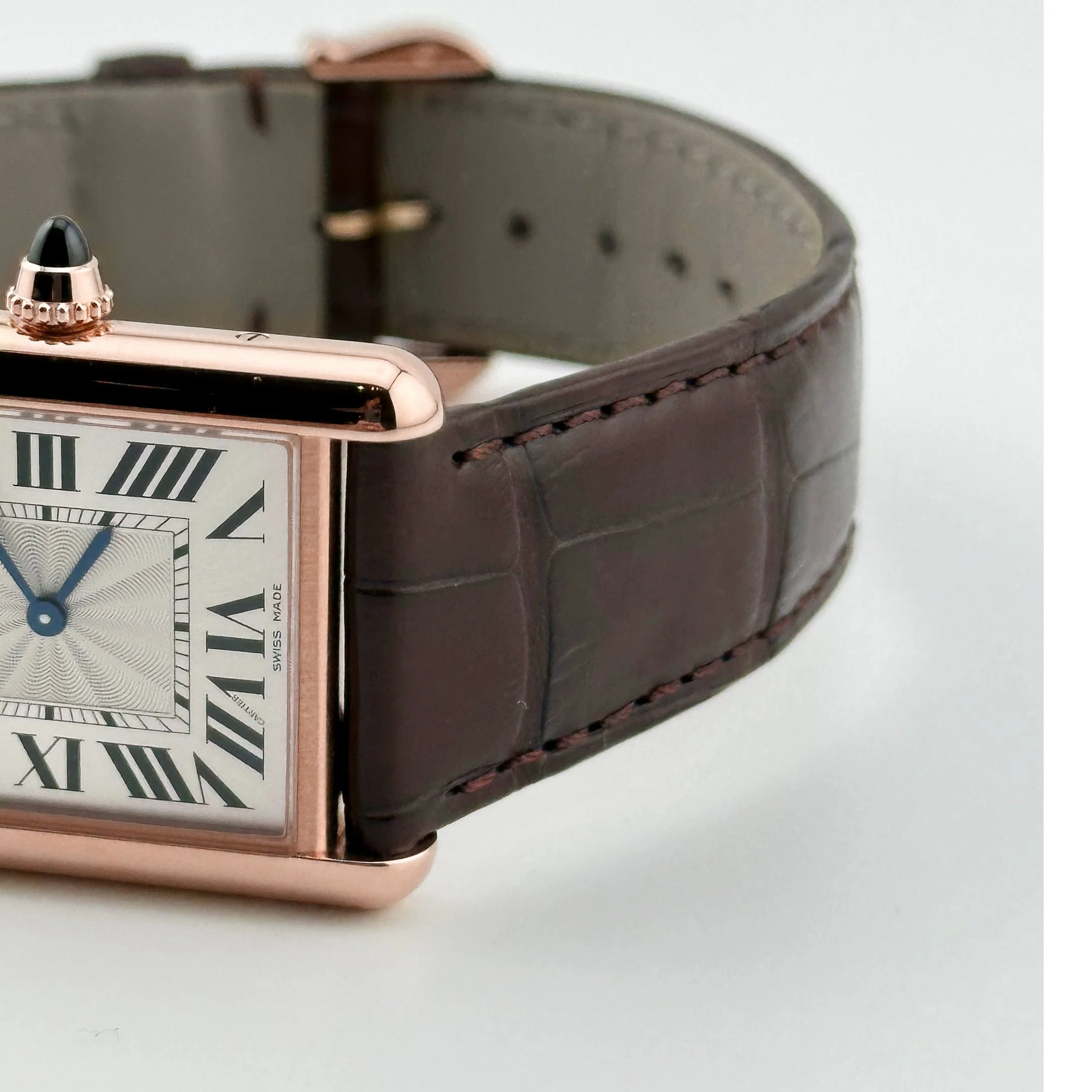 Cartier Tank Louis Large WGTA0011 Rose Gold Alligator (2024)