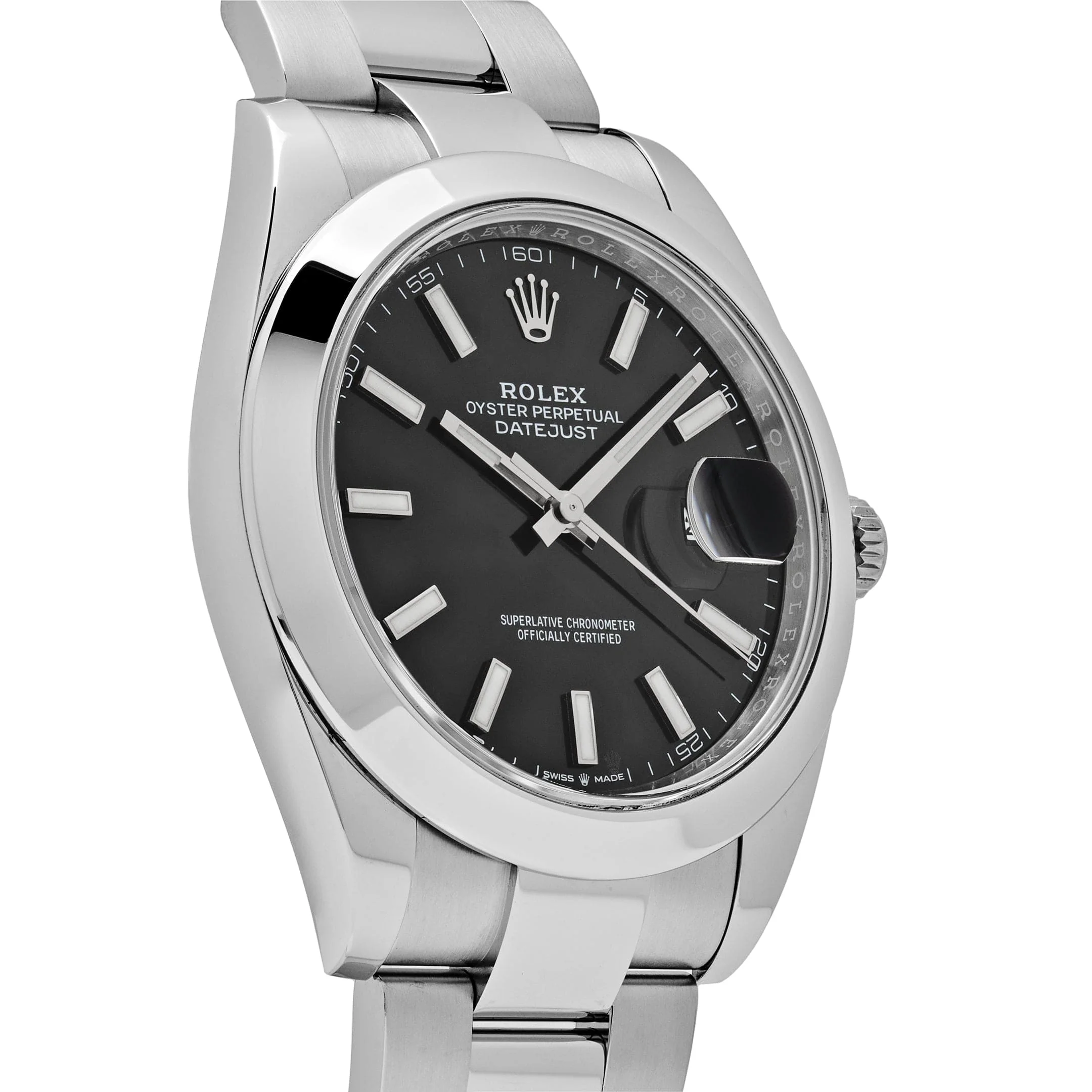 Rolex Datejust 41 126300 Stainless Steel Black Dial Oyster