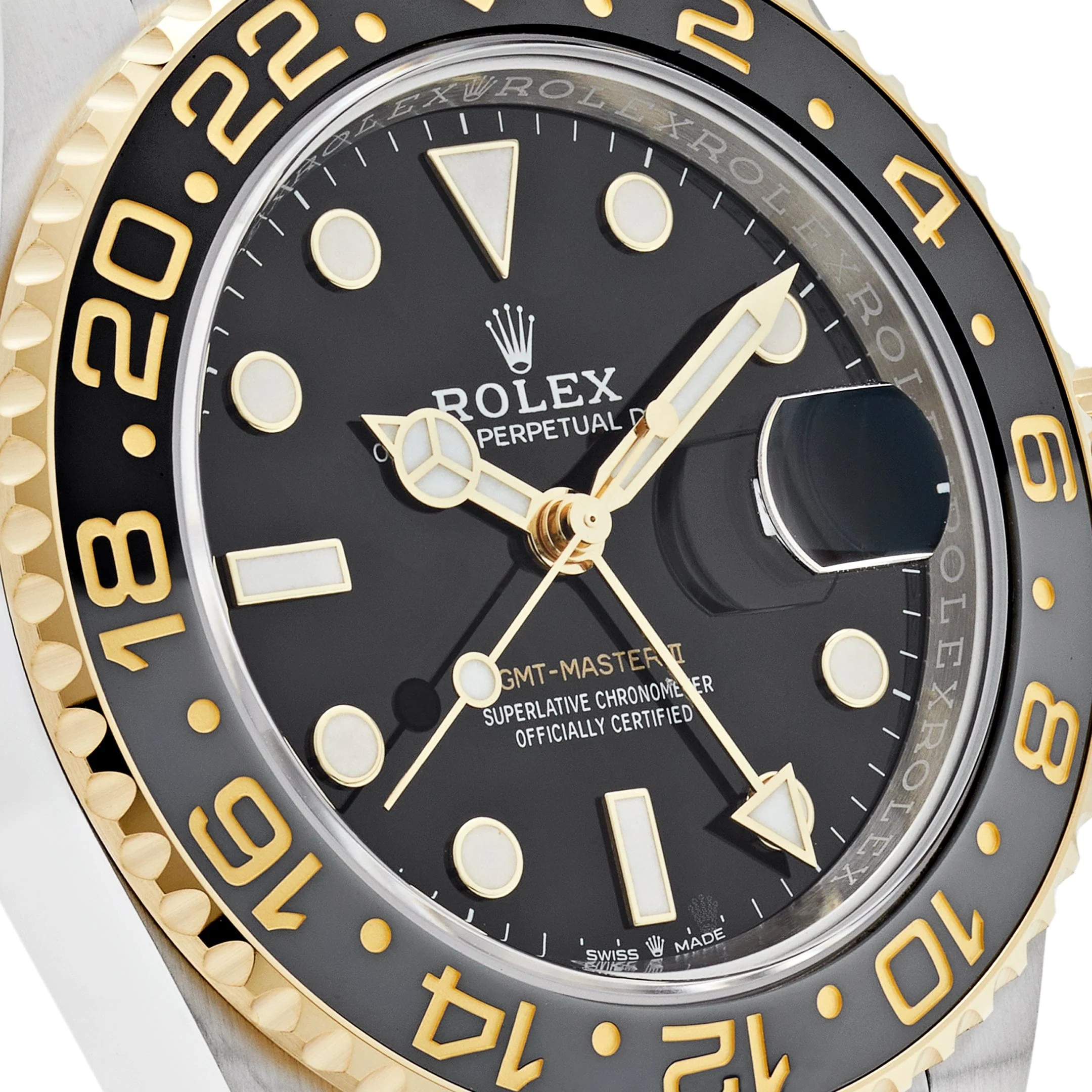 Rolex GMT-Master II 126713GRNR Stainless Steel Yellow Gold Black Dial Jubilee (2025)