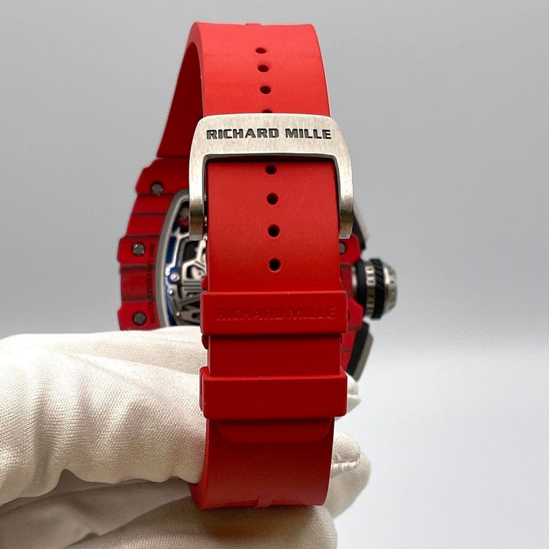 Richard Mille RM 11-03 Automatic Flyback Chronograph Red Quartz TPT Titanium