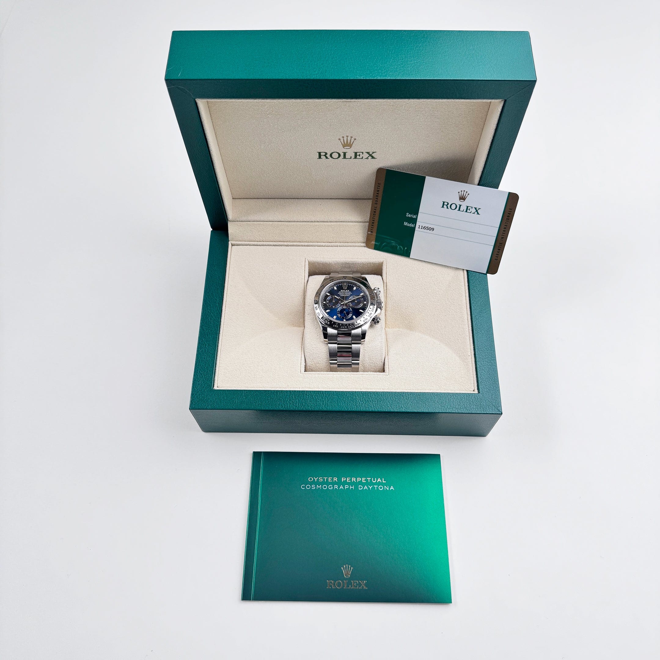 Rolex Daytona 116509 White Gold Blue Dial (2018)
