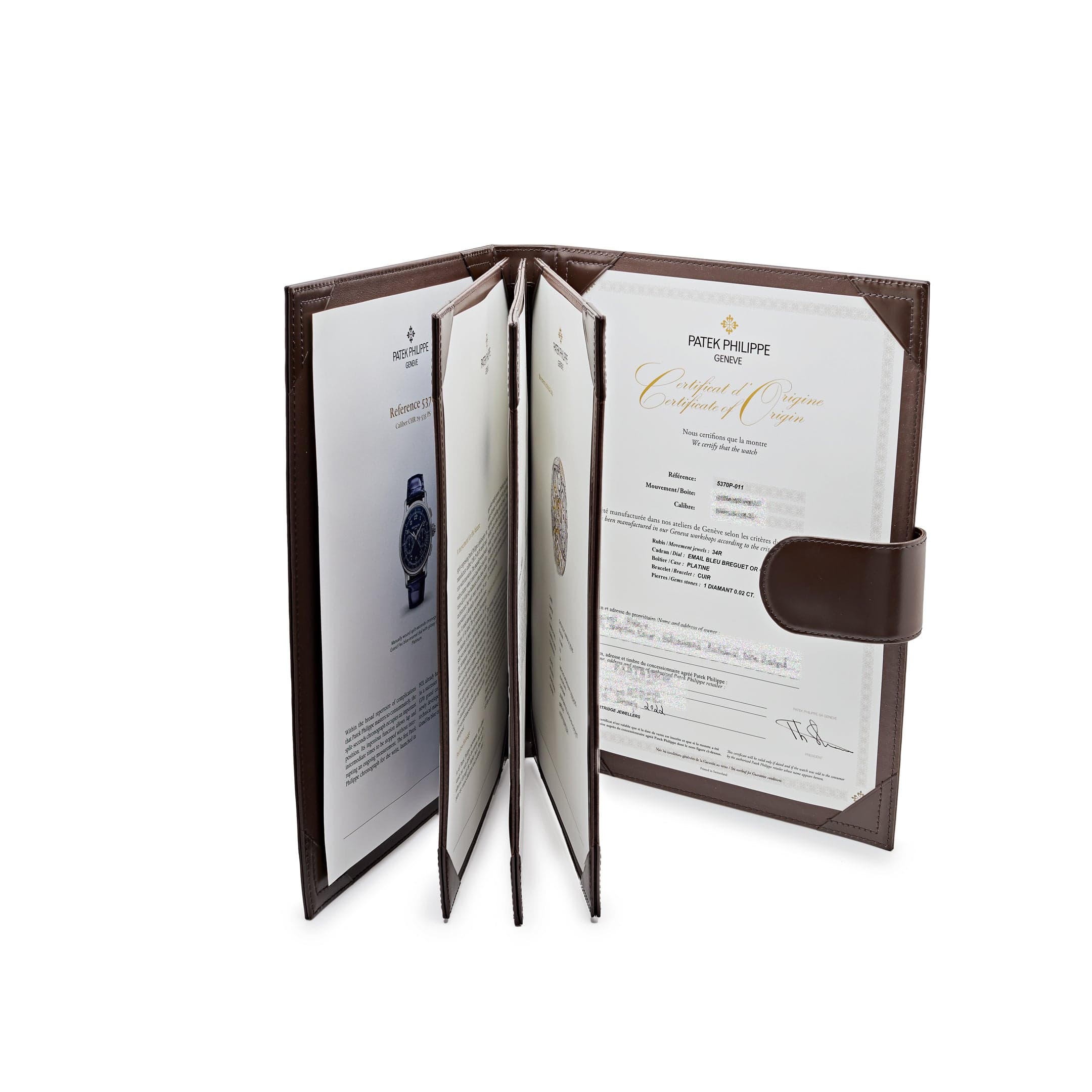 Patek Philippe Grand Complications 5370P-011 Split-Seconds Chronograph Platinum Blue Dial (2024)