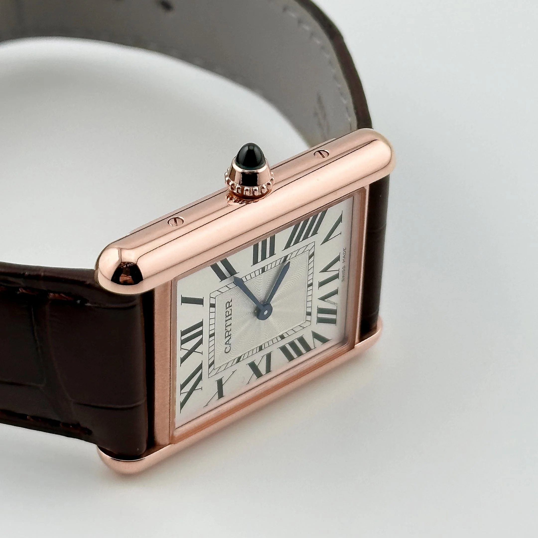 Cartier Tank Louis Large WGTA0011 Rose Gold Alligator (2024)