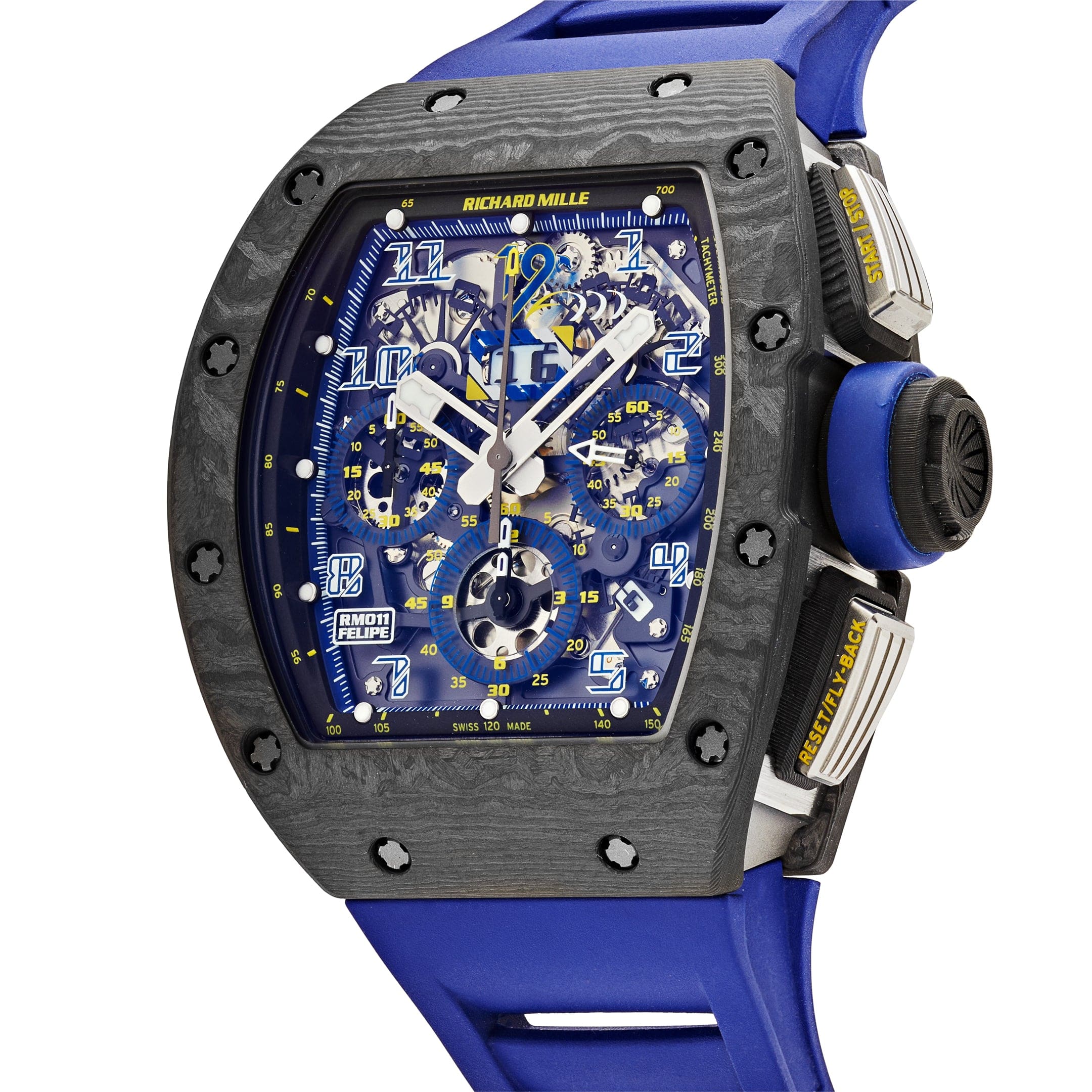 Richard Mille RM 011 Automatic Flyback Chronograph Felipe Massa 10th Anniversary Carbon TPT Titanium Limited Edition of 100