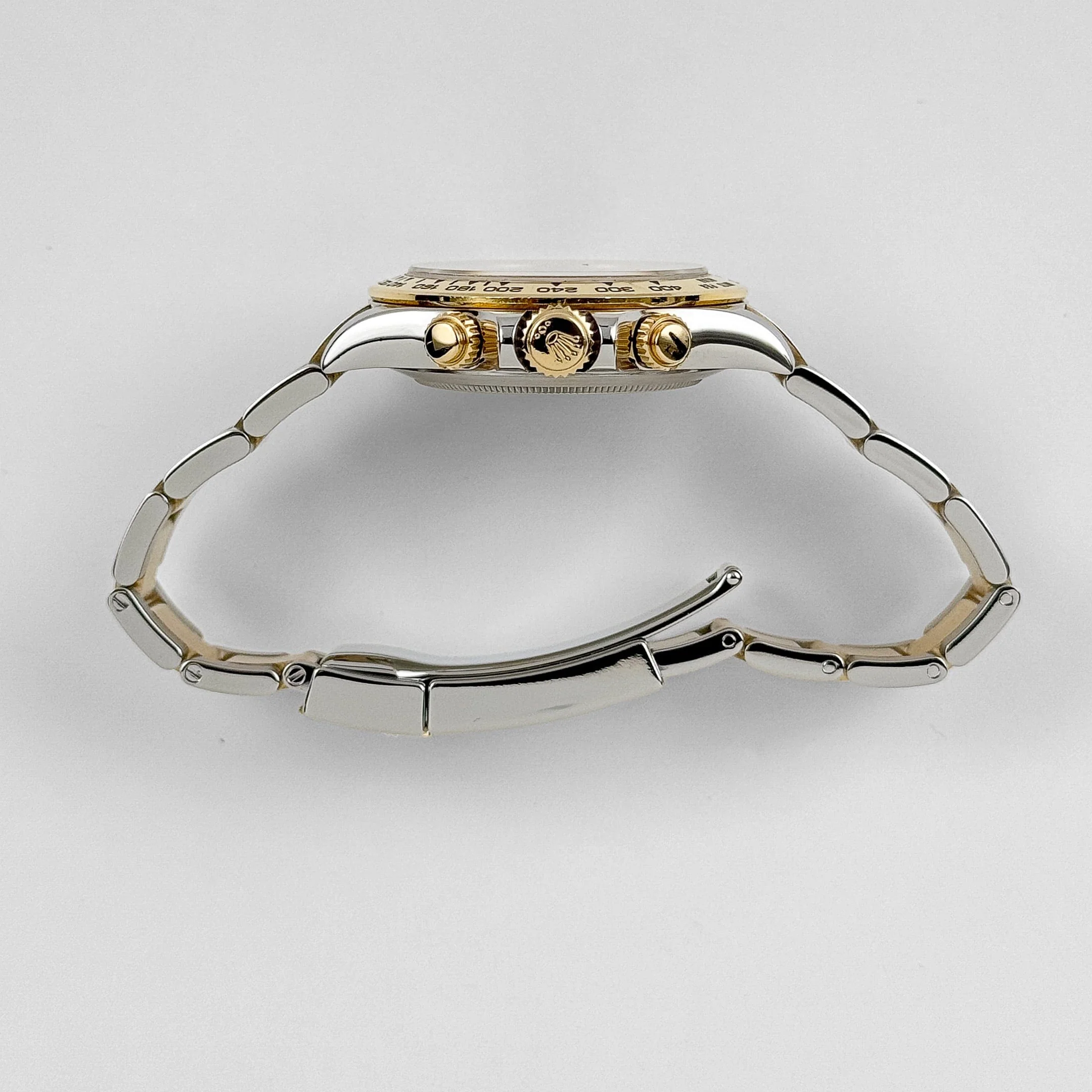 Rolex Daytona 116503 Yellow Gold Stainless Steel Black Mother of Pearl Diamond Dial