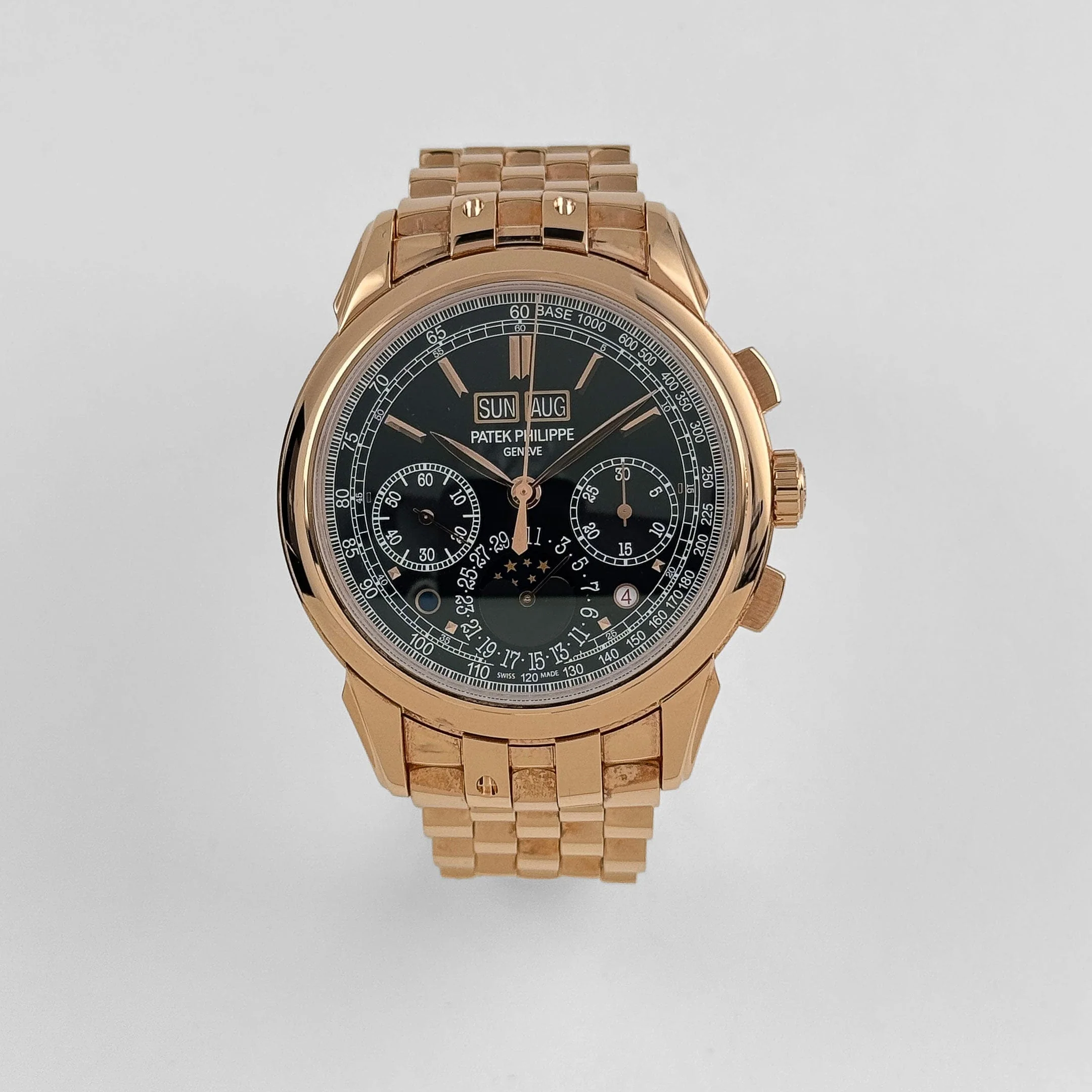 Patek Philippe Grand Complications 5270/1R-001 Chronograph Perpetual Calendar Rose Gold Black Dial (2021)