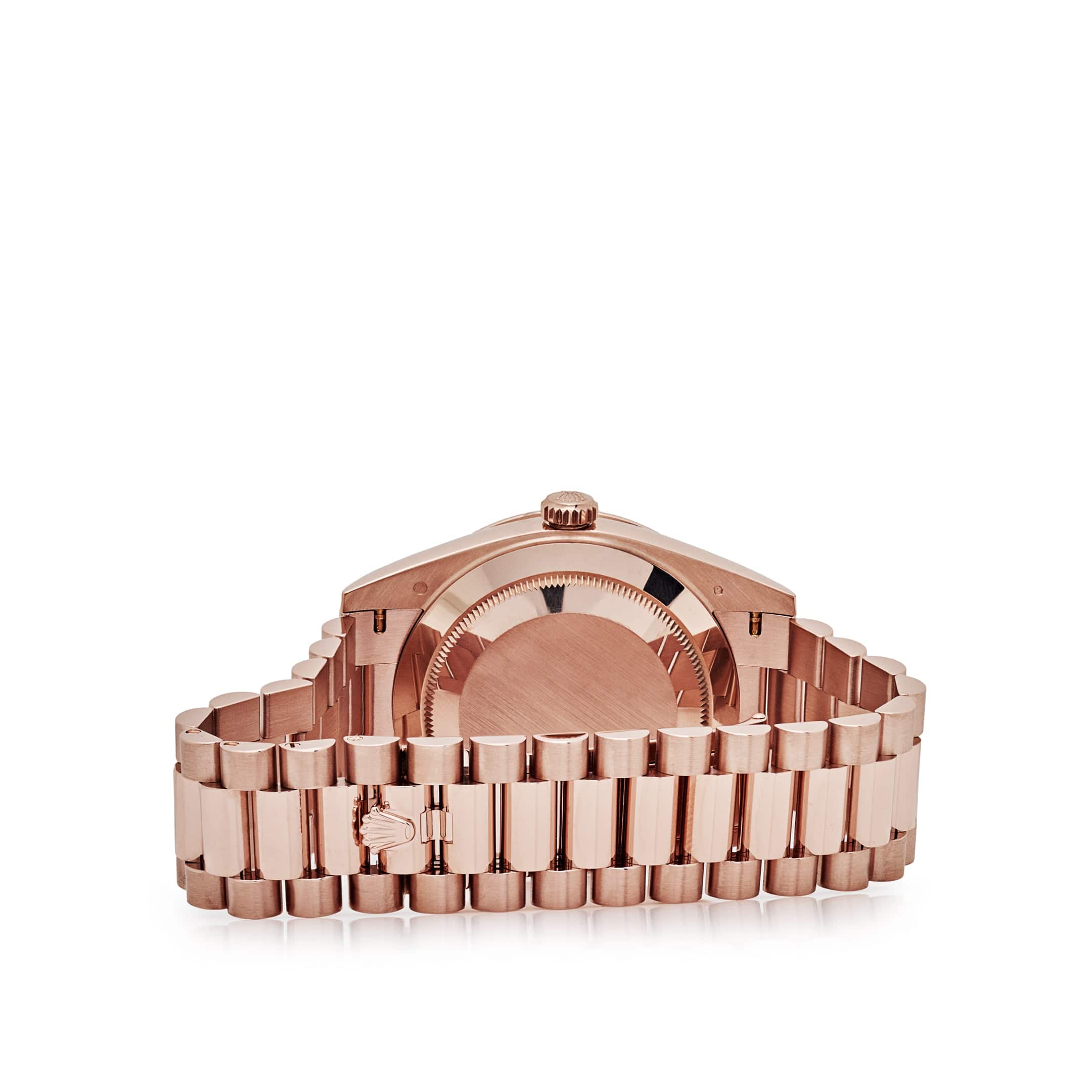 Rolex Day-Date 40 228345RBR Rose Gold Eisenkiesel Diamond Dial Diamond Bezel (2025)