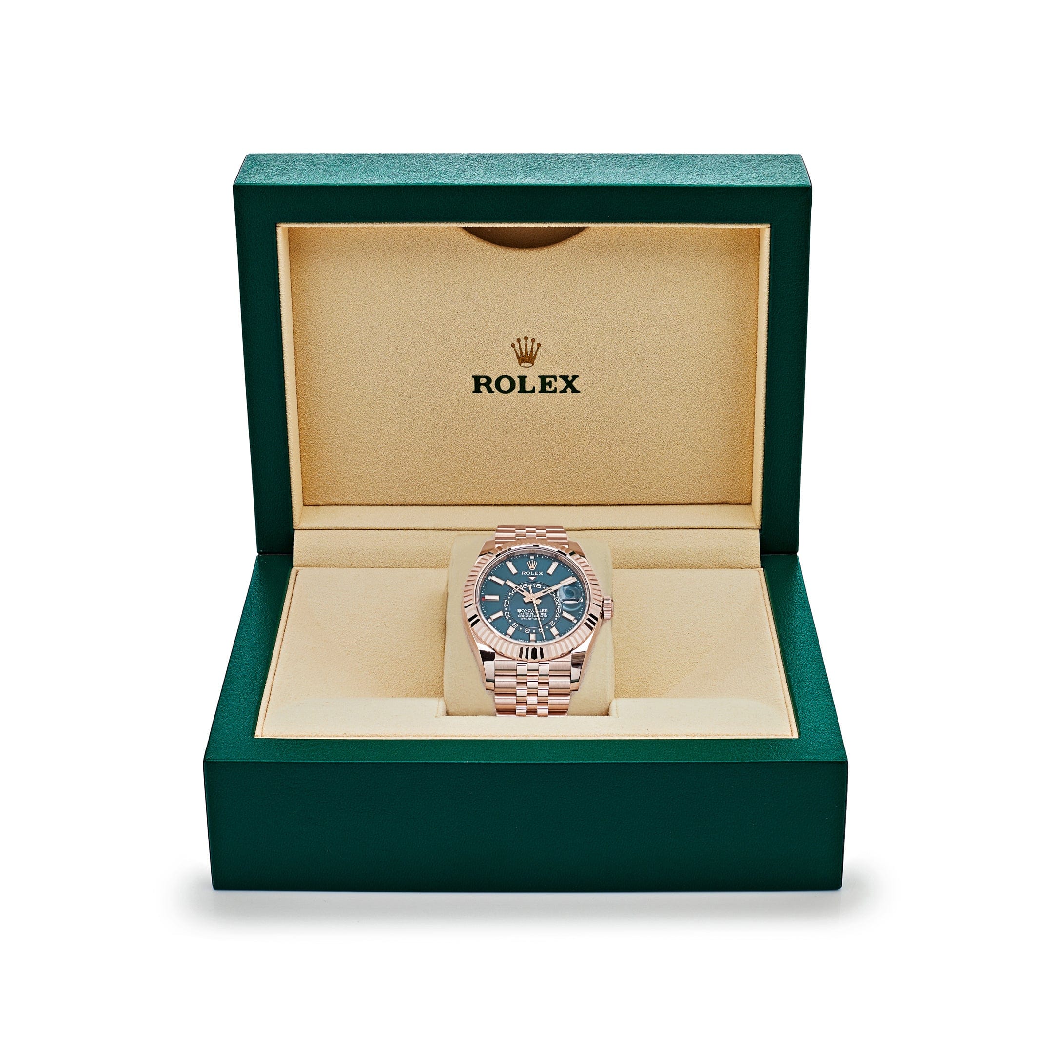 Rolex Sky-Dweller 336935 Rose Gold Blue-Green Dial Jubilee (2024)