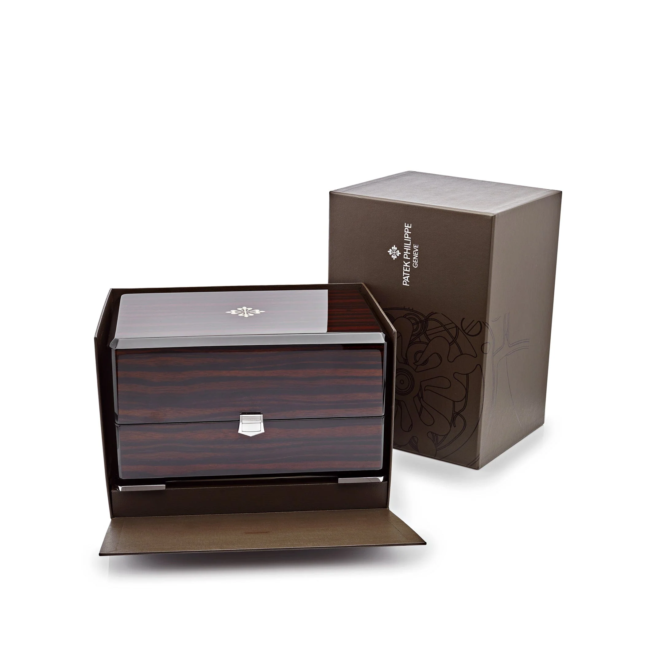 Patek Philippe Grand Complications 5270P-014 Perpetual Calendar Chronograph Platinum Green Dial