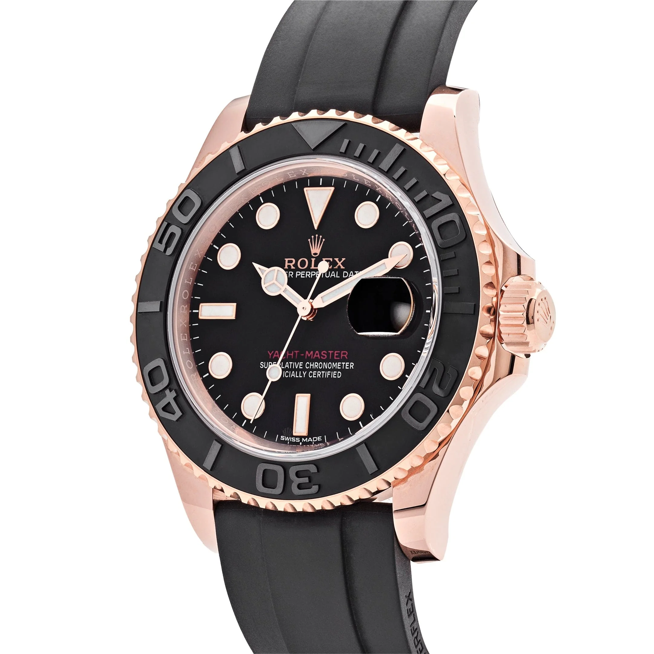 Rolex Yacht-Master 40 116655 Rose Gold Black Dial