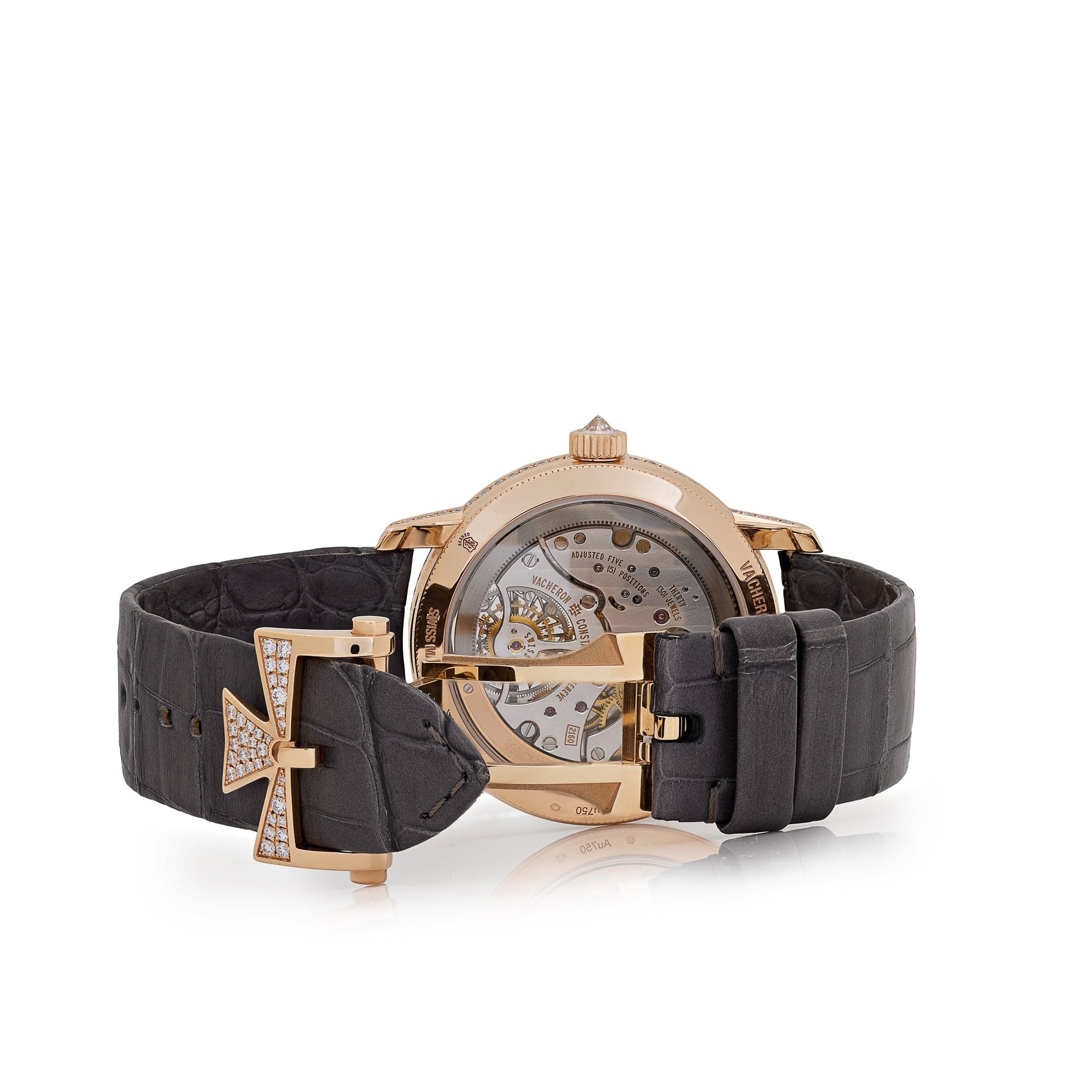 Vacheron Constantin Traditionnelle 6035T/000R-B634 Rose Gold Mother of Pearl Dial