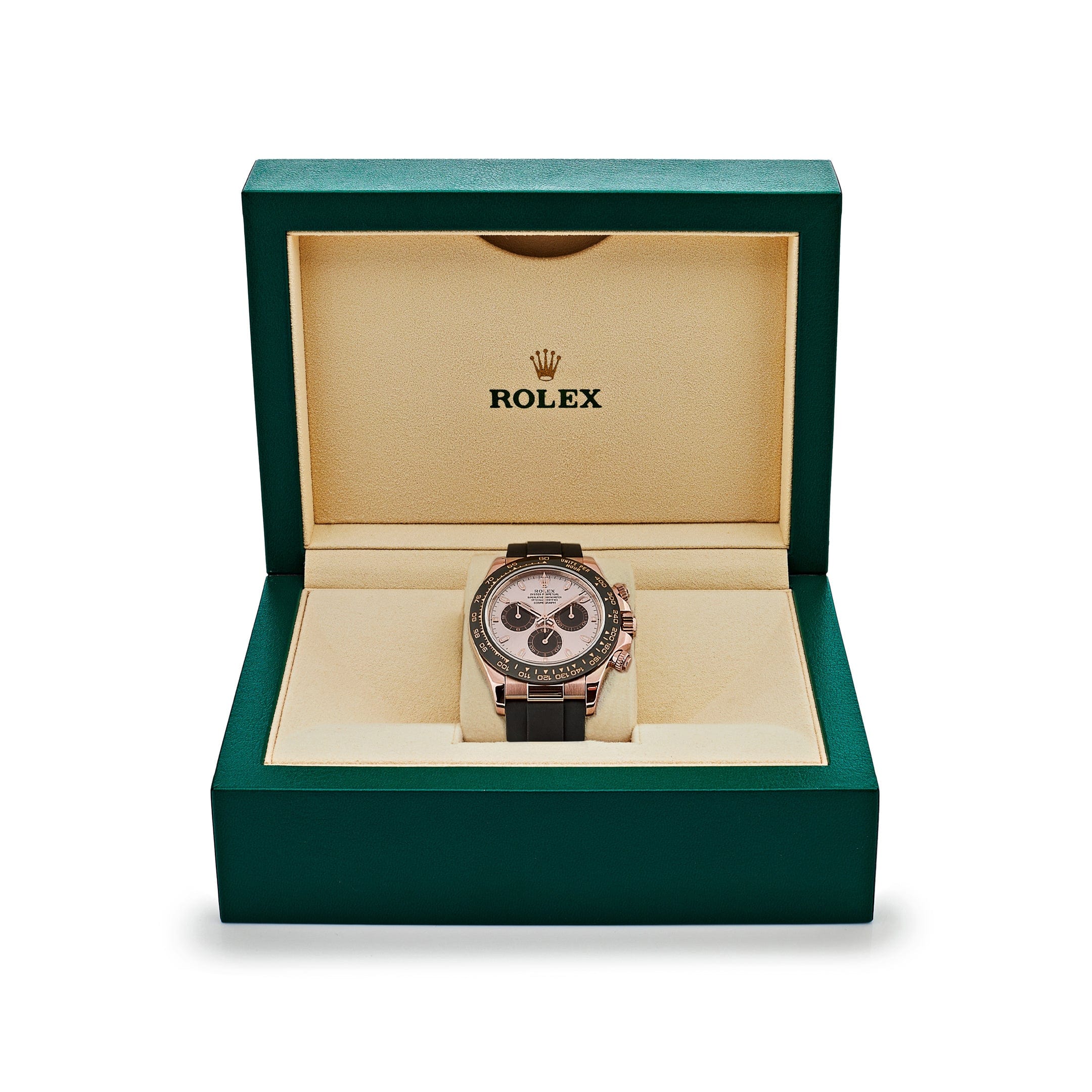 Rolex Daytona 116515LN Rose Gold Sundust Black Dial