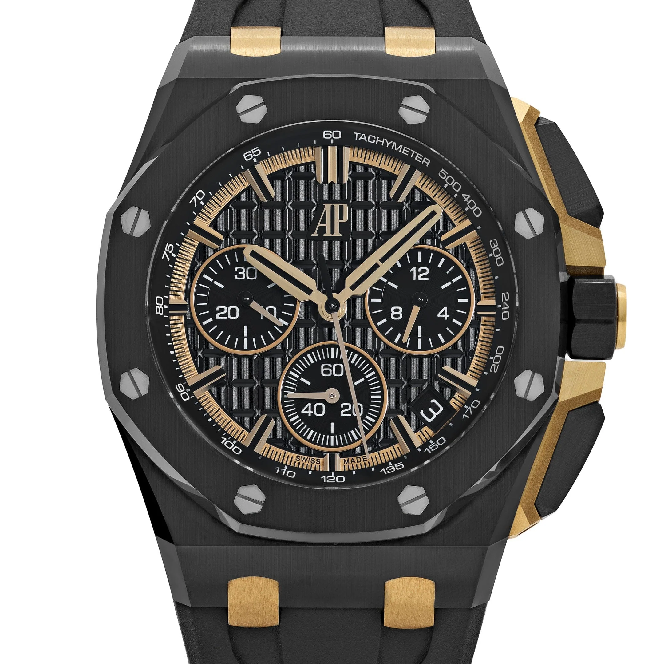 Audemars Piguet Royal Oak Offshore 26420CE.OO.A127CR.01 Chronograph Black Ceramic Yellow Gold Black Dial (2023)