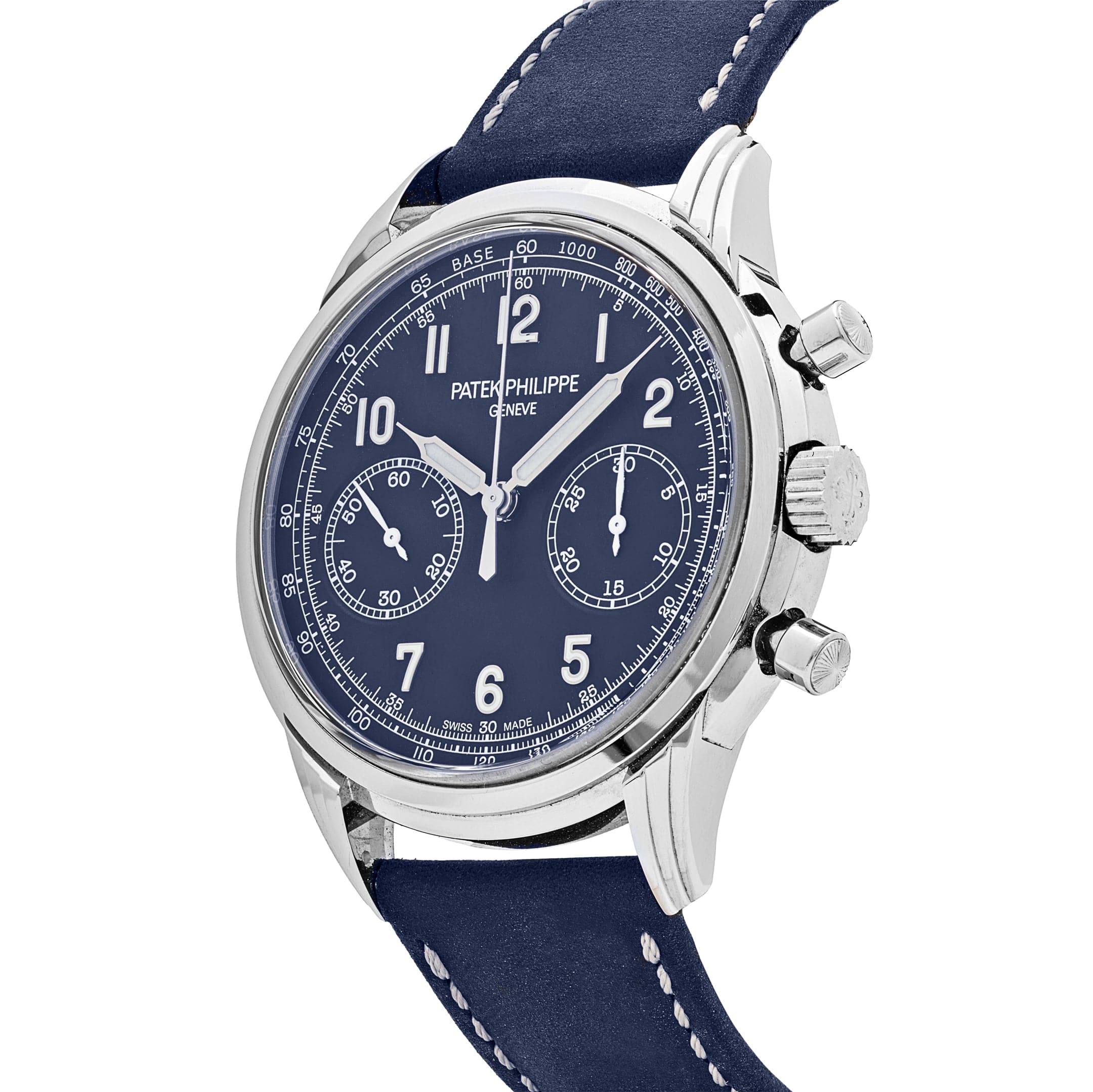 Patek Philippe Complications 5172G-001 Chronograph White Gold Blue Dial