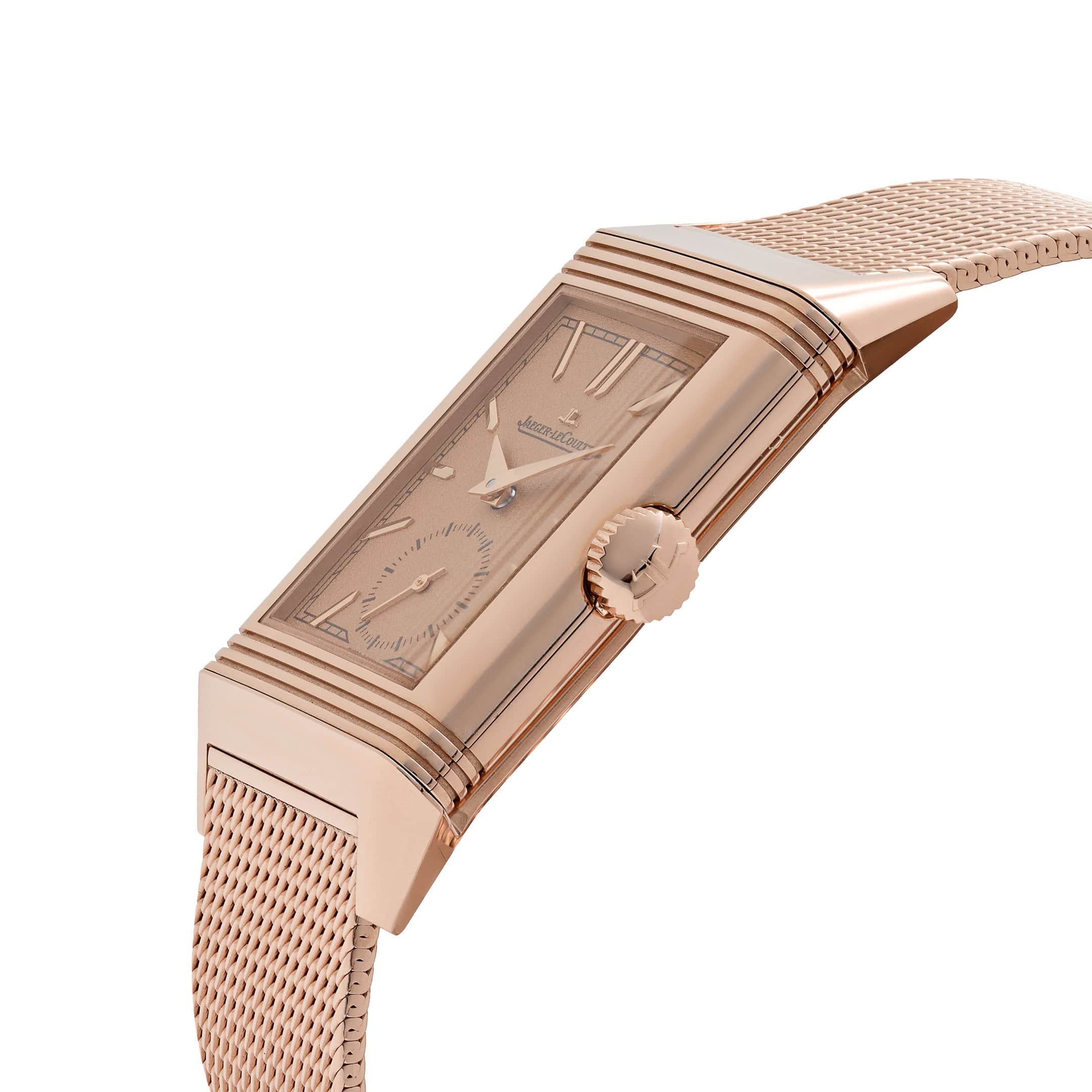 Jaeger-LeCoultre Reverso Tribute Q713216J Monoface Small Seconds Rose Gold Grained Rose Gold Dial (2025)