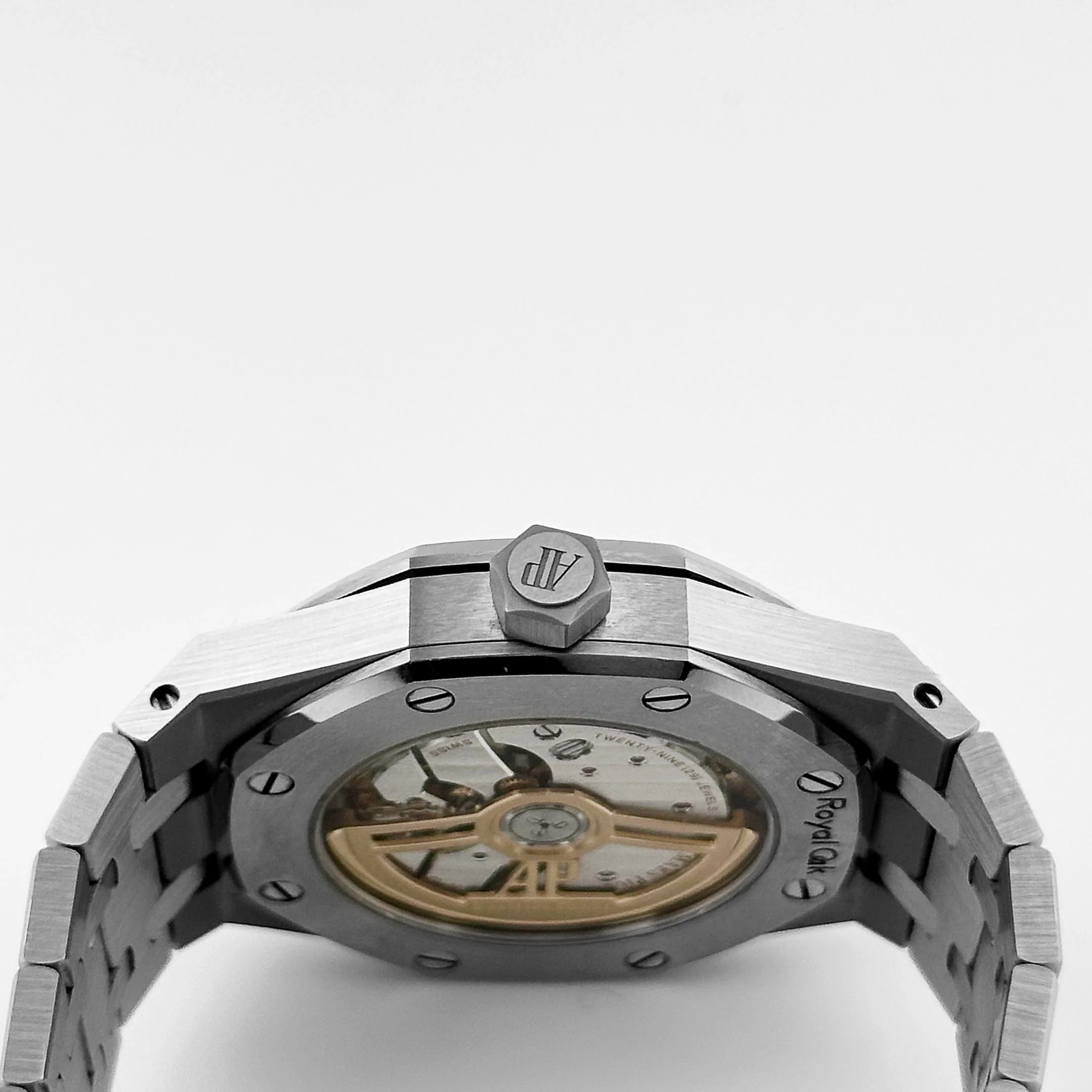 Audemars Piguet Royal Oak 15551ST.ZZ.1356ST.04 Selfwinding Stainless Steel Ice Blue Dial Diamond Bezel (2024)