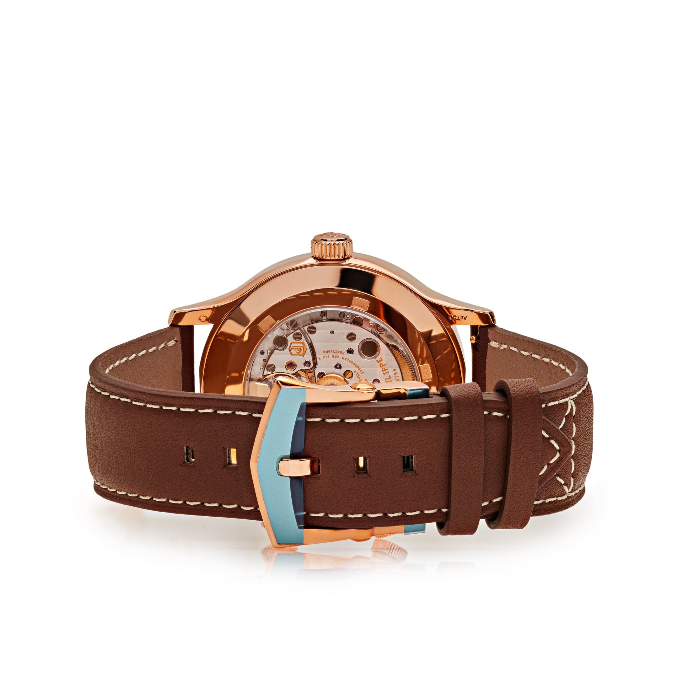 Patek Philippe Calatrava 5524R-001 'Pilot' Travel Time Rose Gold Brown Dial