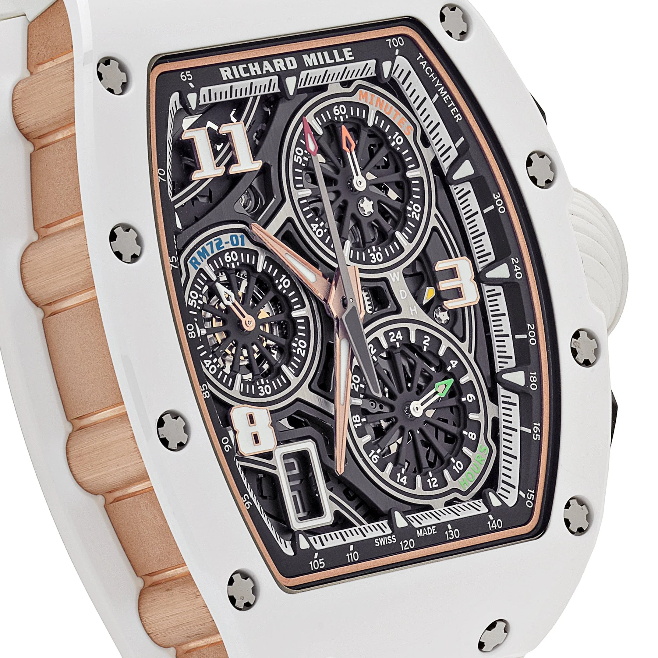Richard Mille RM 72-01 Lifestyle In-House Chronograph White Ceramic