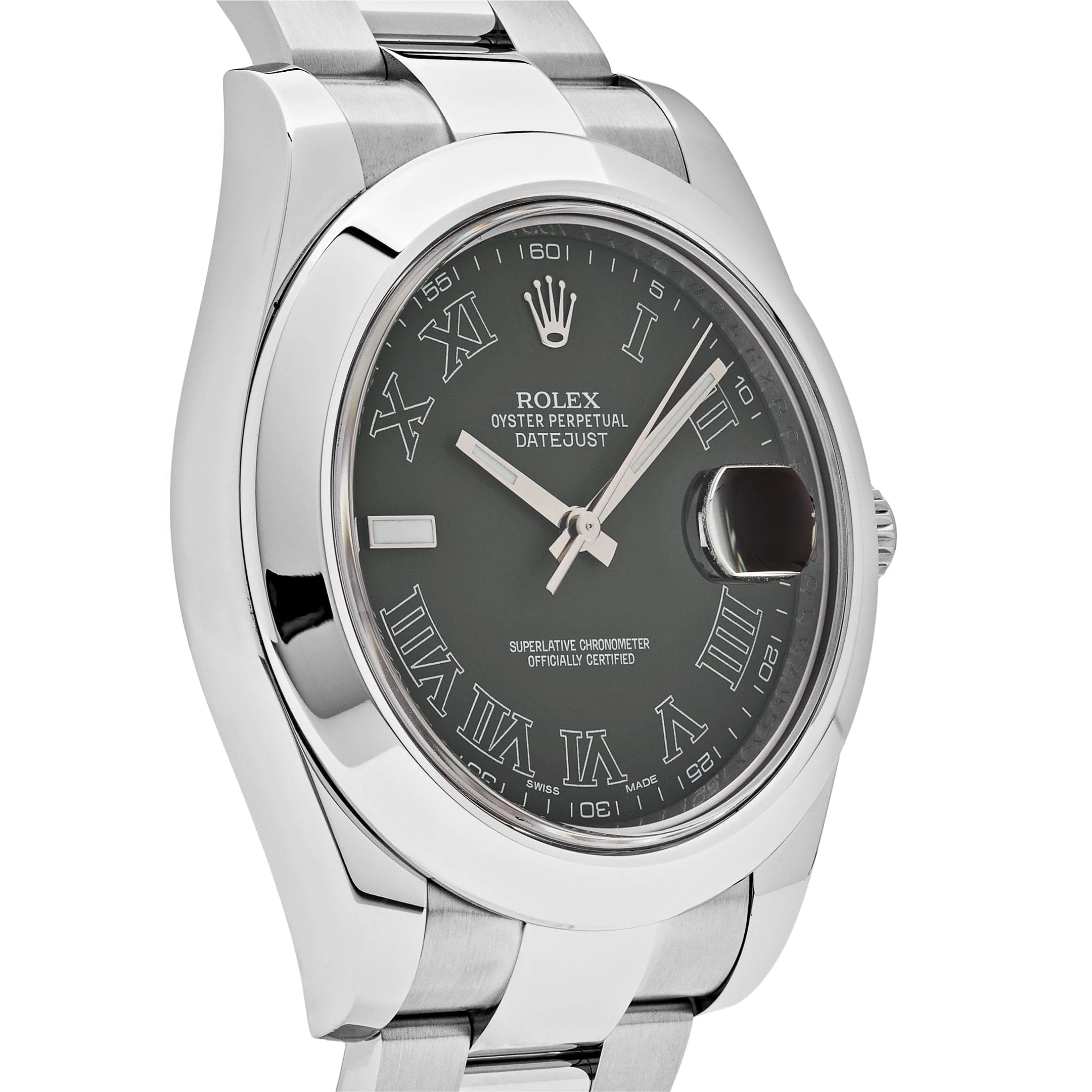 Rolex Datejust II 116300 Stainless Steel Grey Dial
