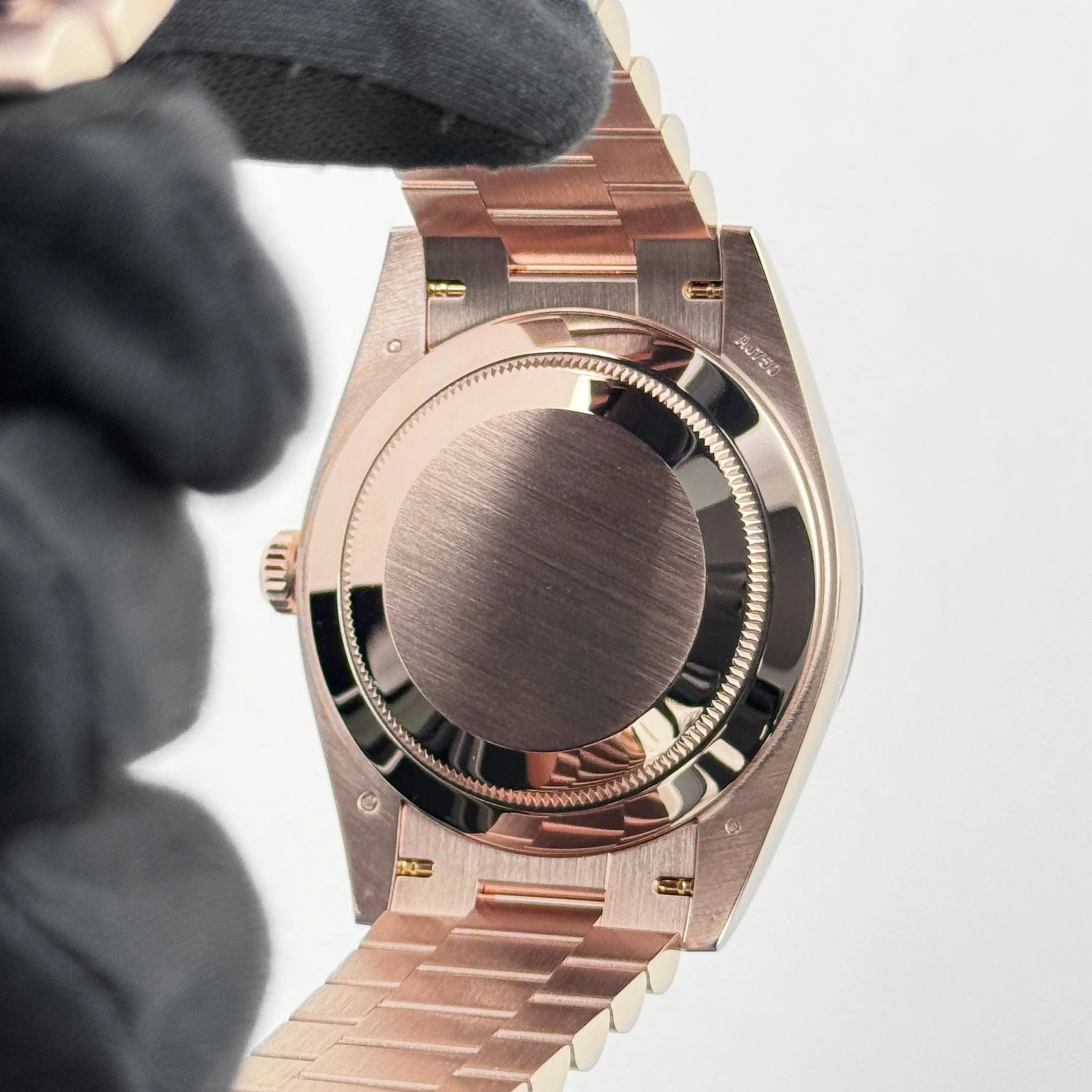 Rolex Day-Date 40 228235 Rose Gold Chocolate Roman Dial (2025)