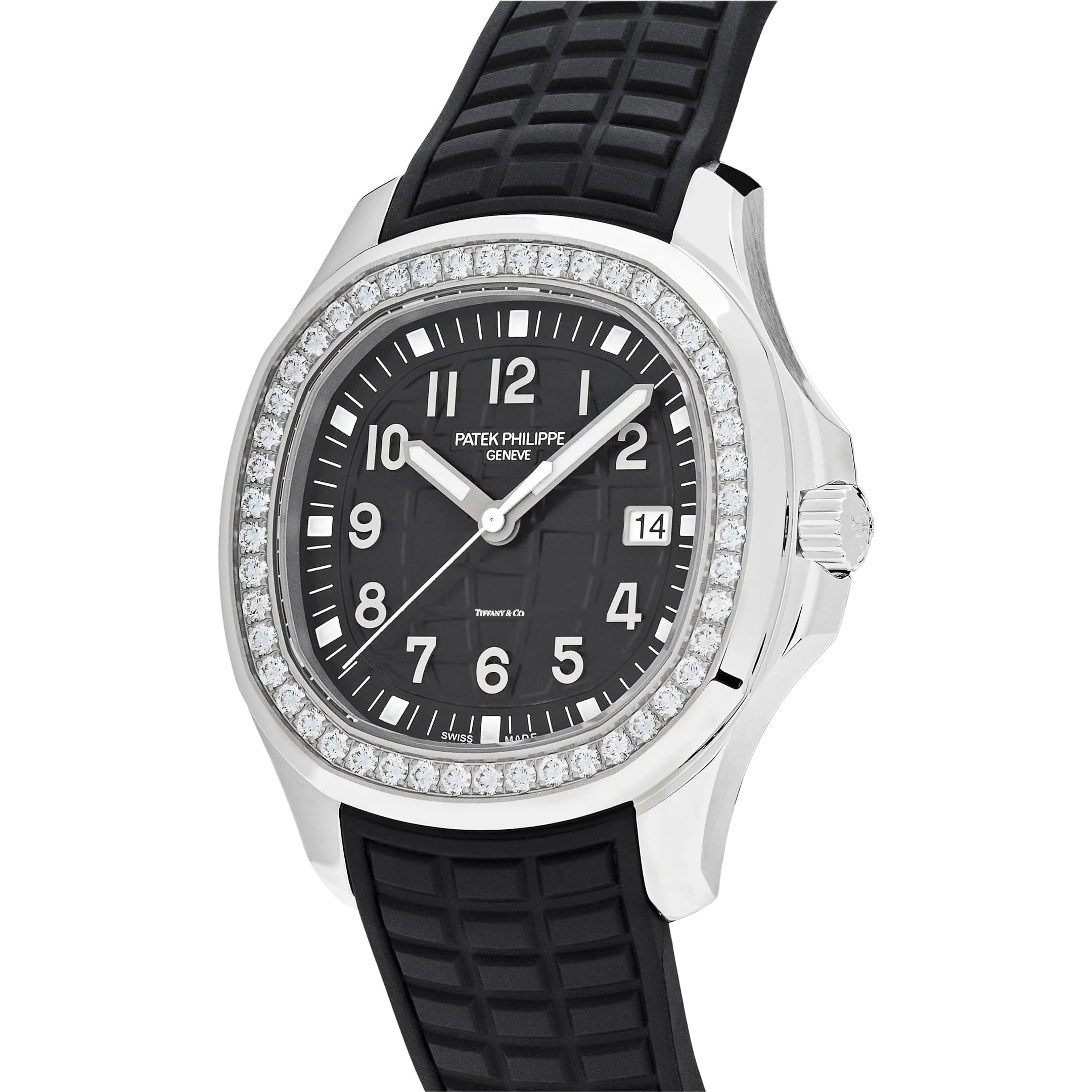 Patek Philippe Aquanaut Luce 5267/200A-001 'Ladies Tiffany & Co.' Black Dial Diamond Bezel