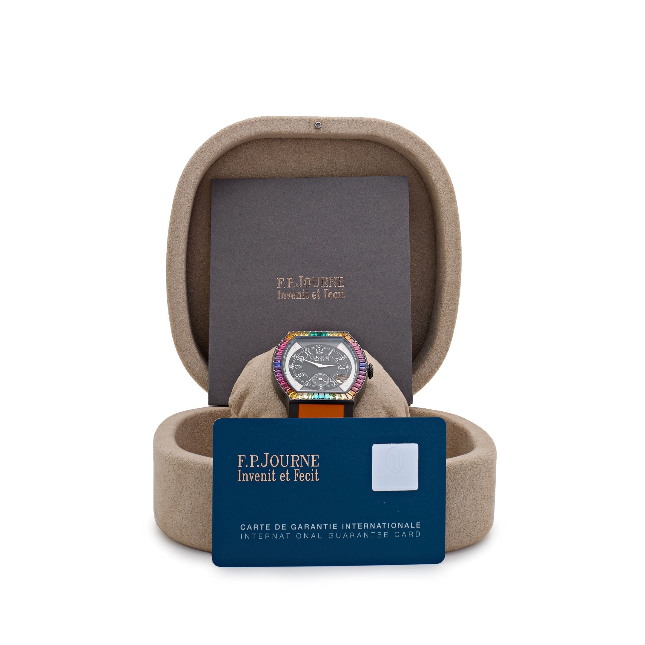 F.P.Journe Élégante 48 Ref. ELHT 'Gino's Dream' Titalyt Luminescent Black Dial Rainbow Bezel (2025)